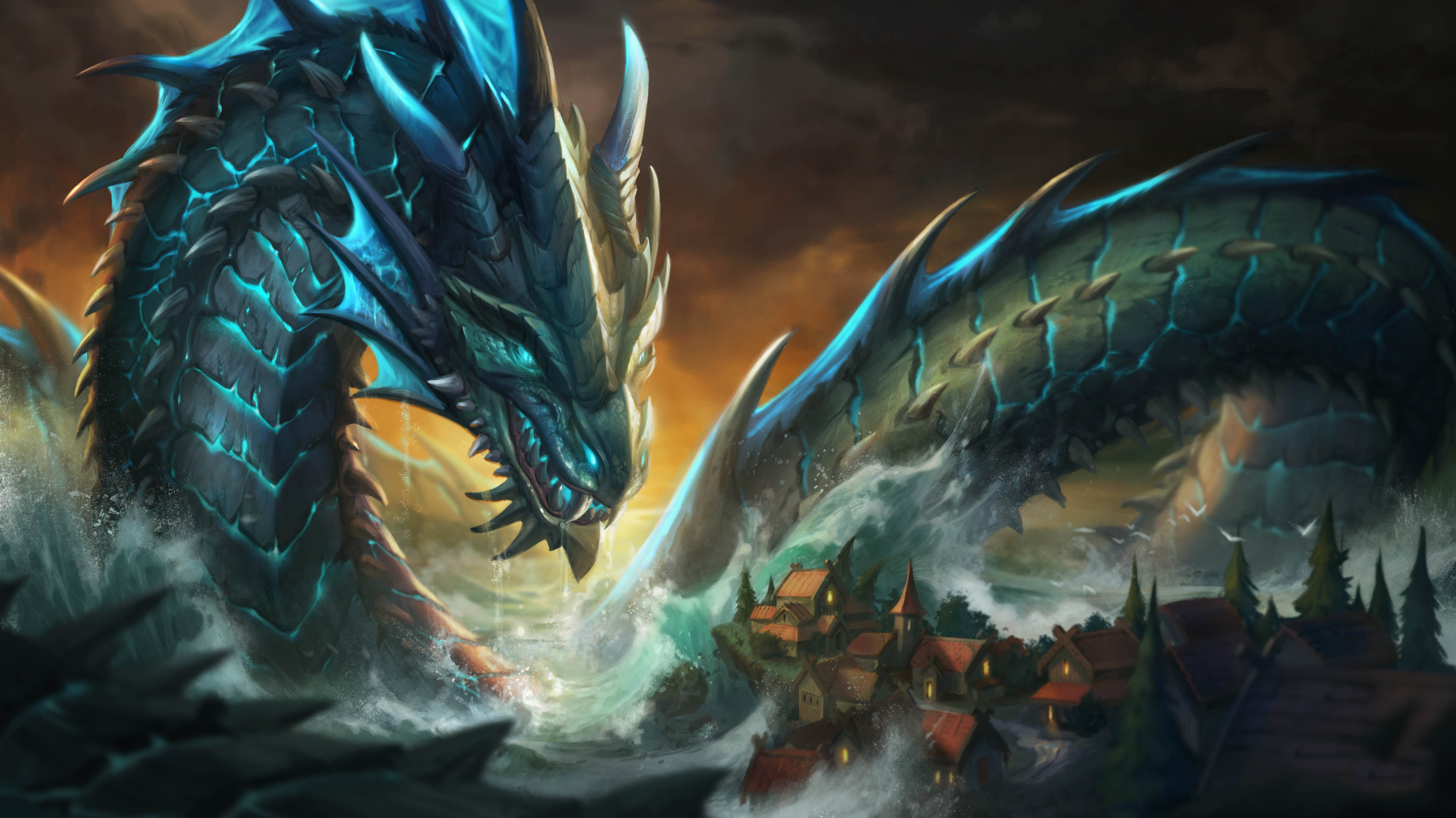 Jormungandr Smite 3840x2160