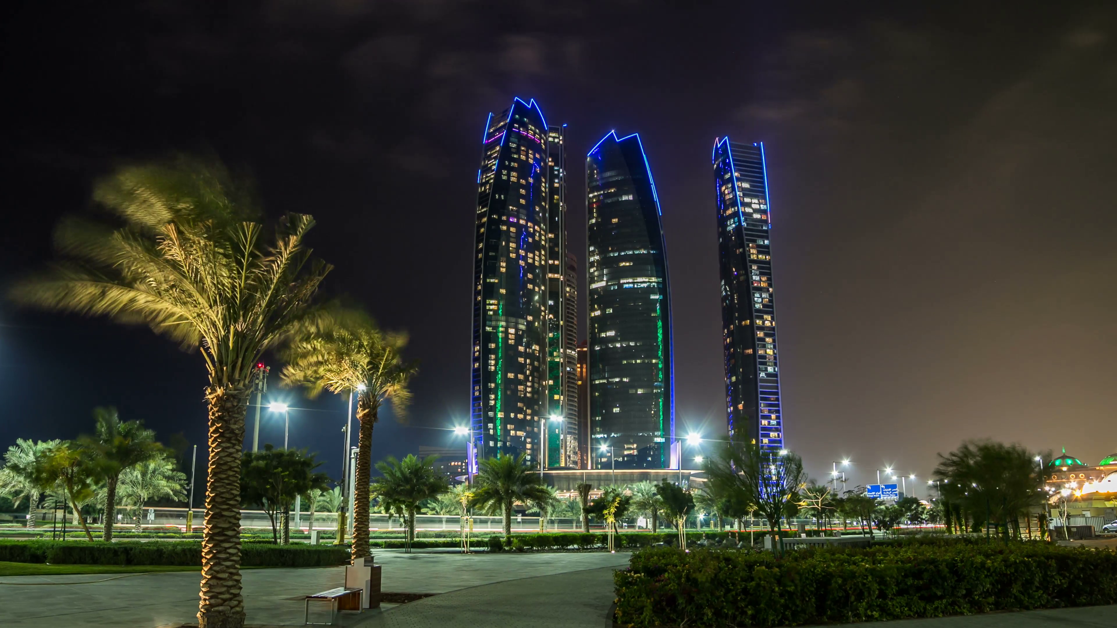 Abu Dhabi Building Etihad Towers United Arab Emirates 3840x2160