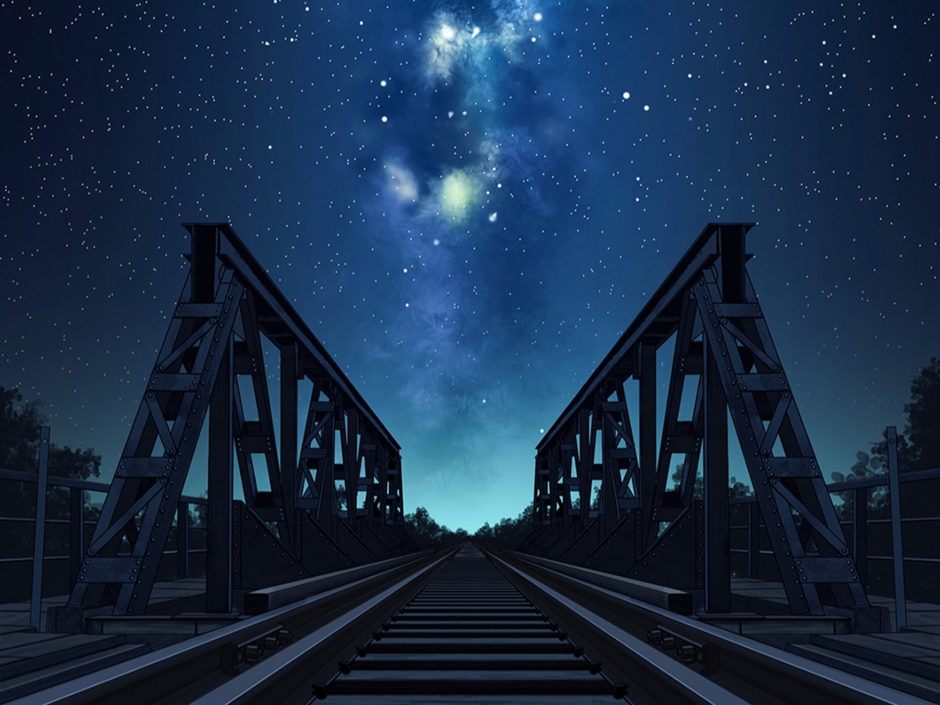 Railroad Starry Sky 1920x1440