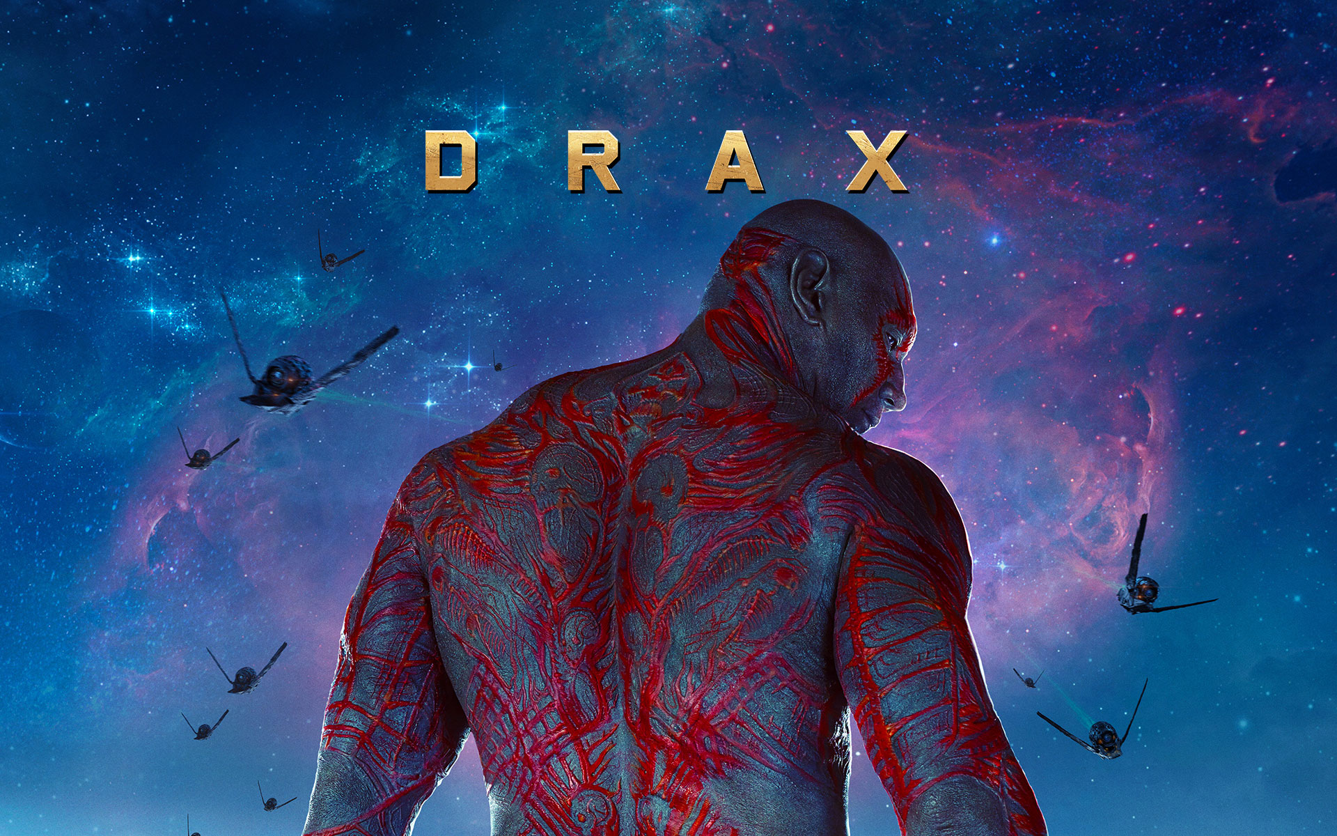 Dave Bautista Drax The Destroyer Guardians Of The Galaxy Movie 1920x1200