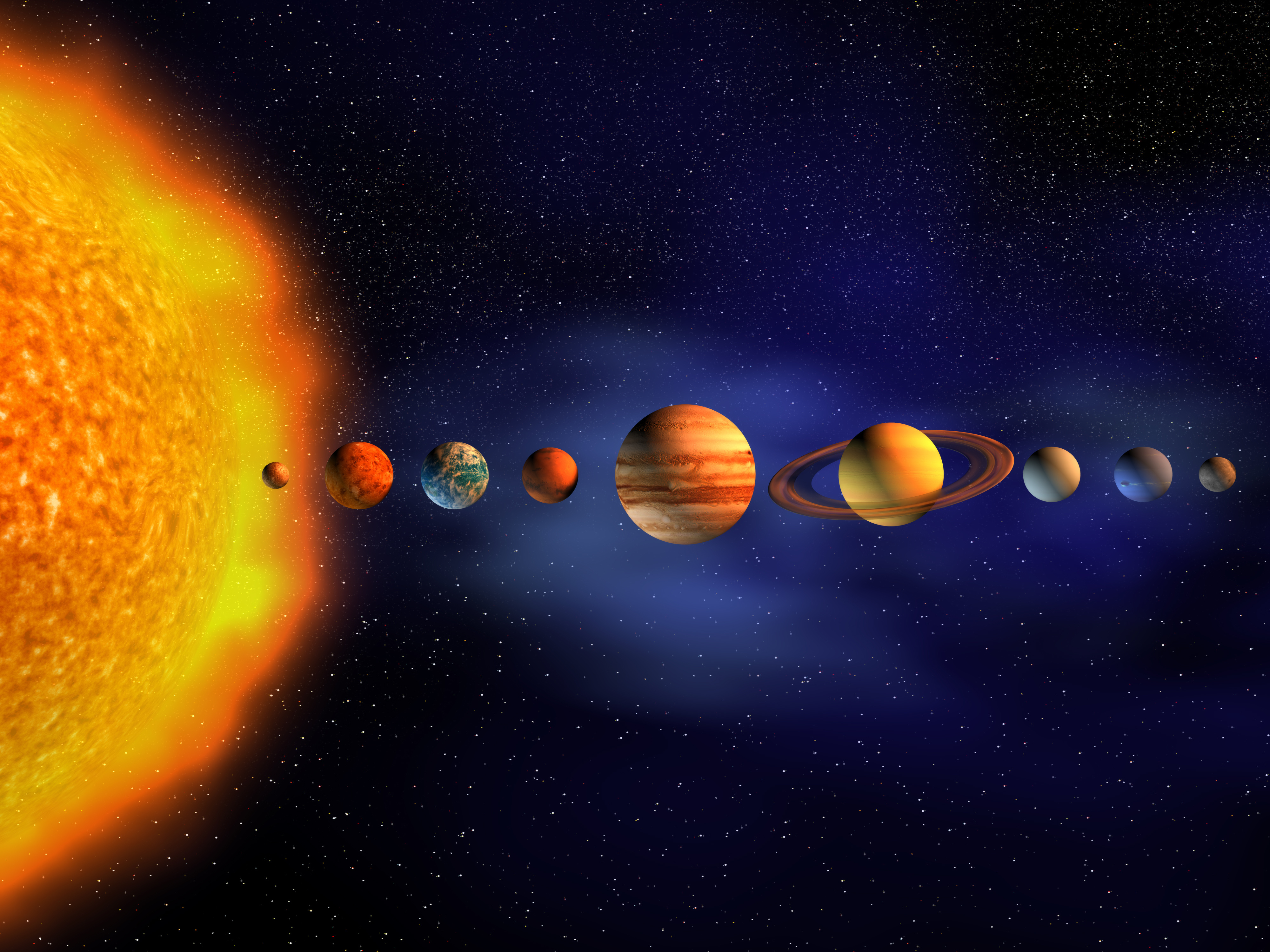 Planet Sci Fi Solar System Space 4000x3000