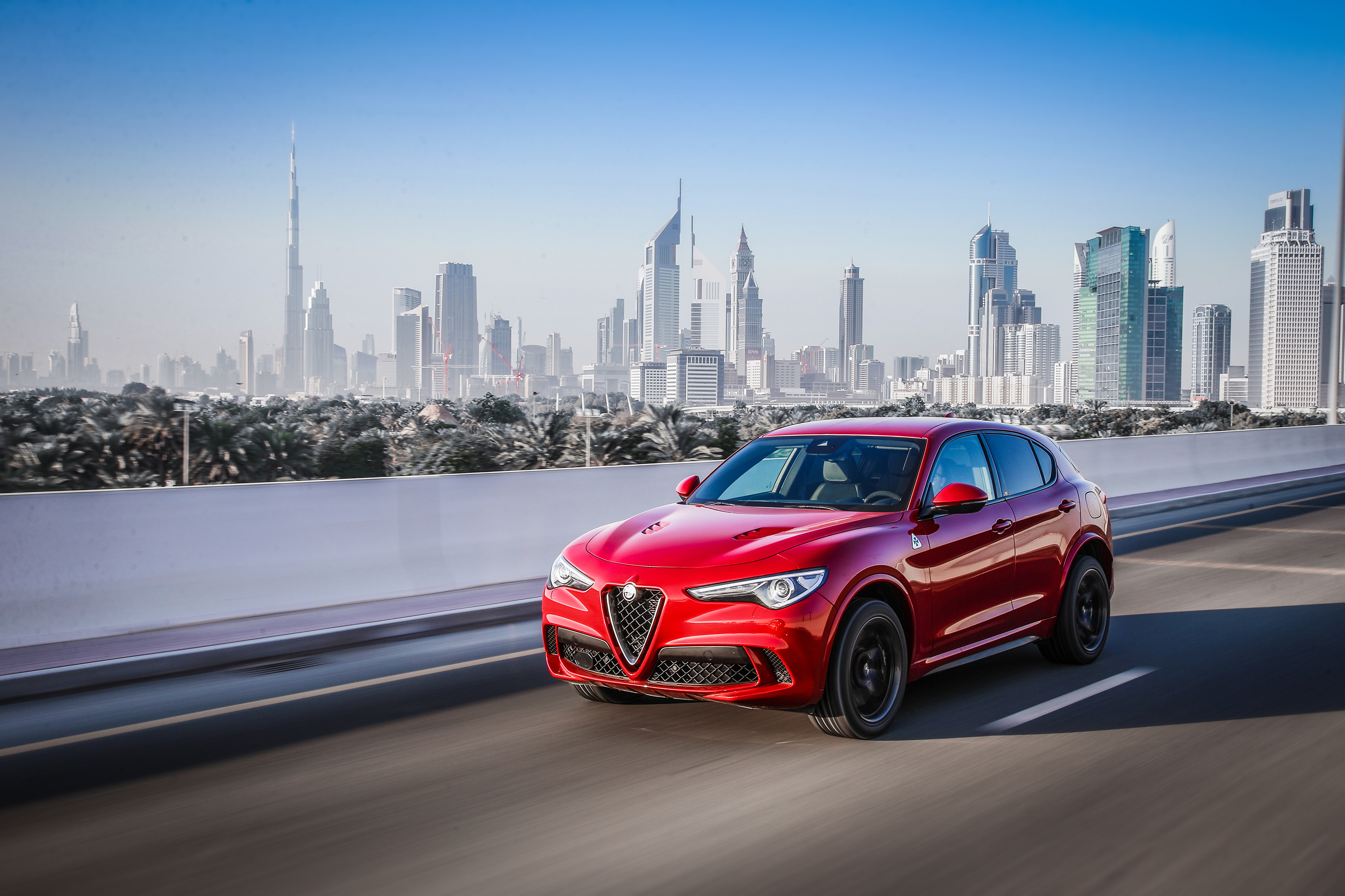 Alfa Romeo Alfa Romeo Stelvio Car Luxury Car Red Car Suv Vehicle 4096x2730