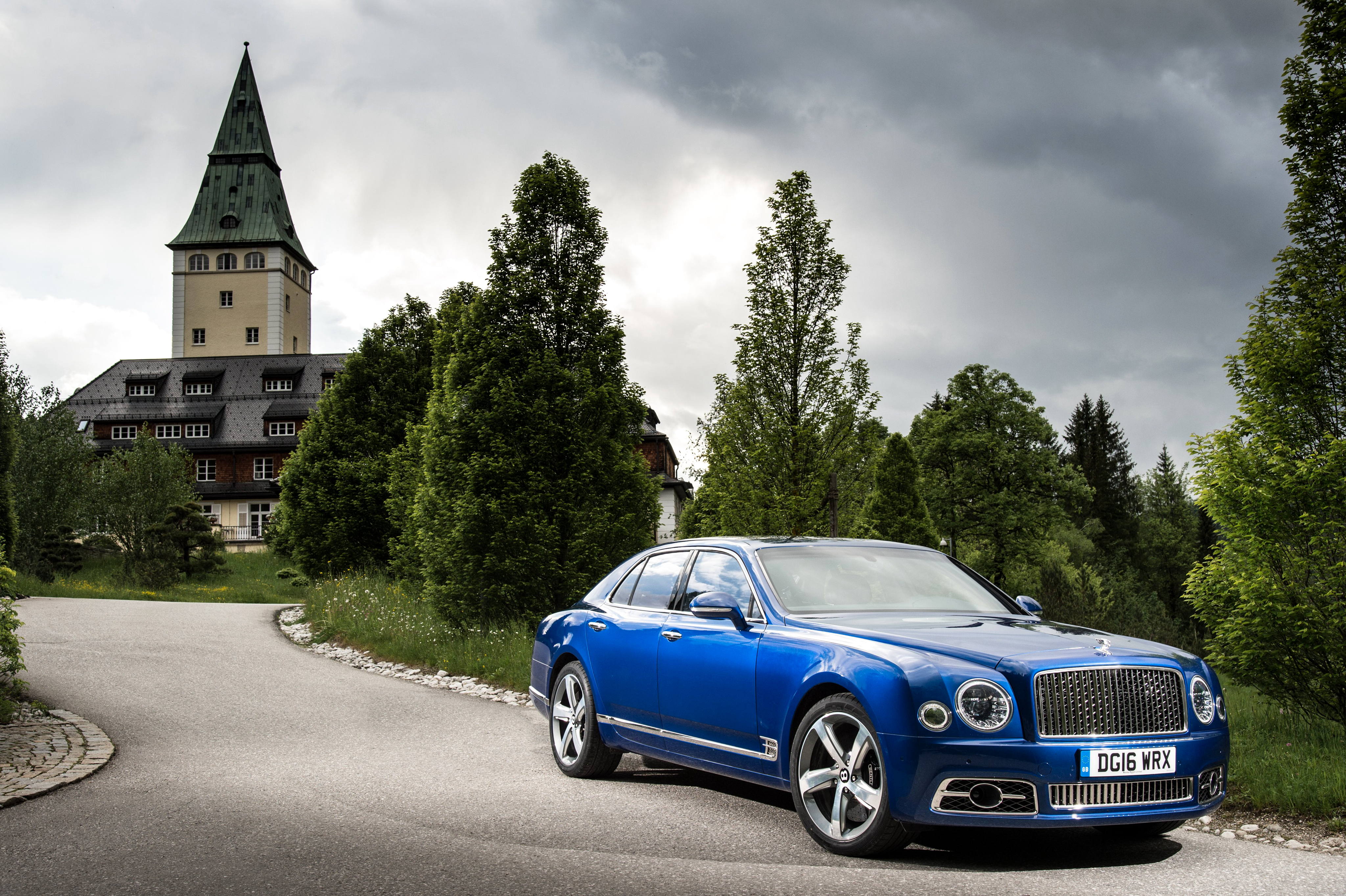 Bentley Bentley Mulsanne Blue Car Car Luxury Car Vehicle 4096x2726
