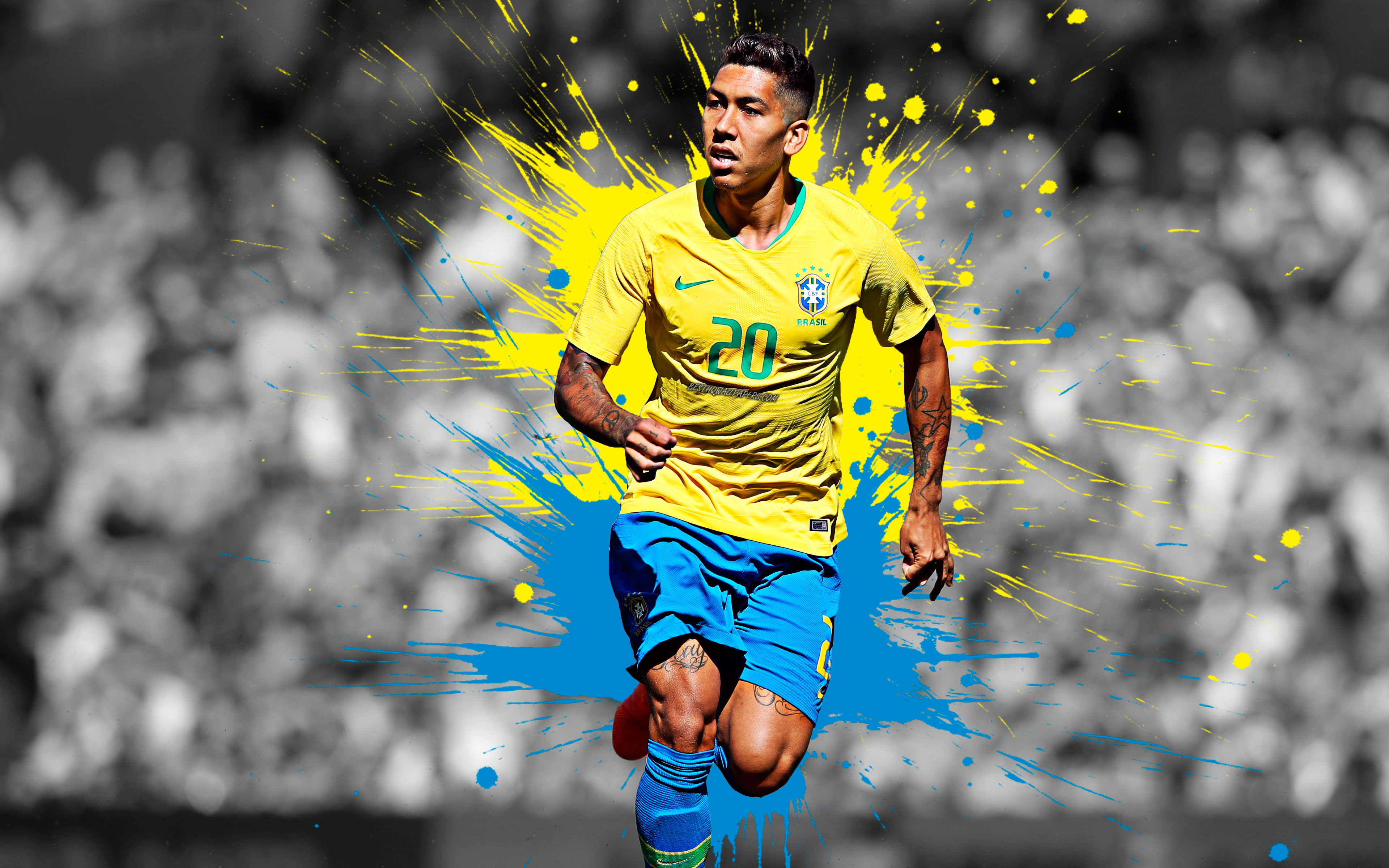 Brazilian Footballer Roberto Firmino Soccer 3840x2400