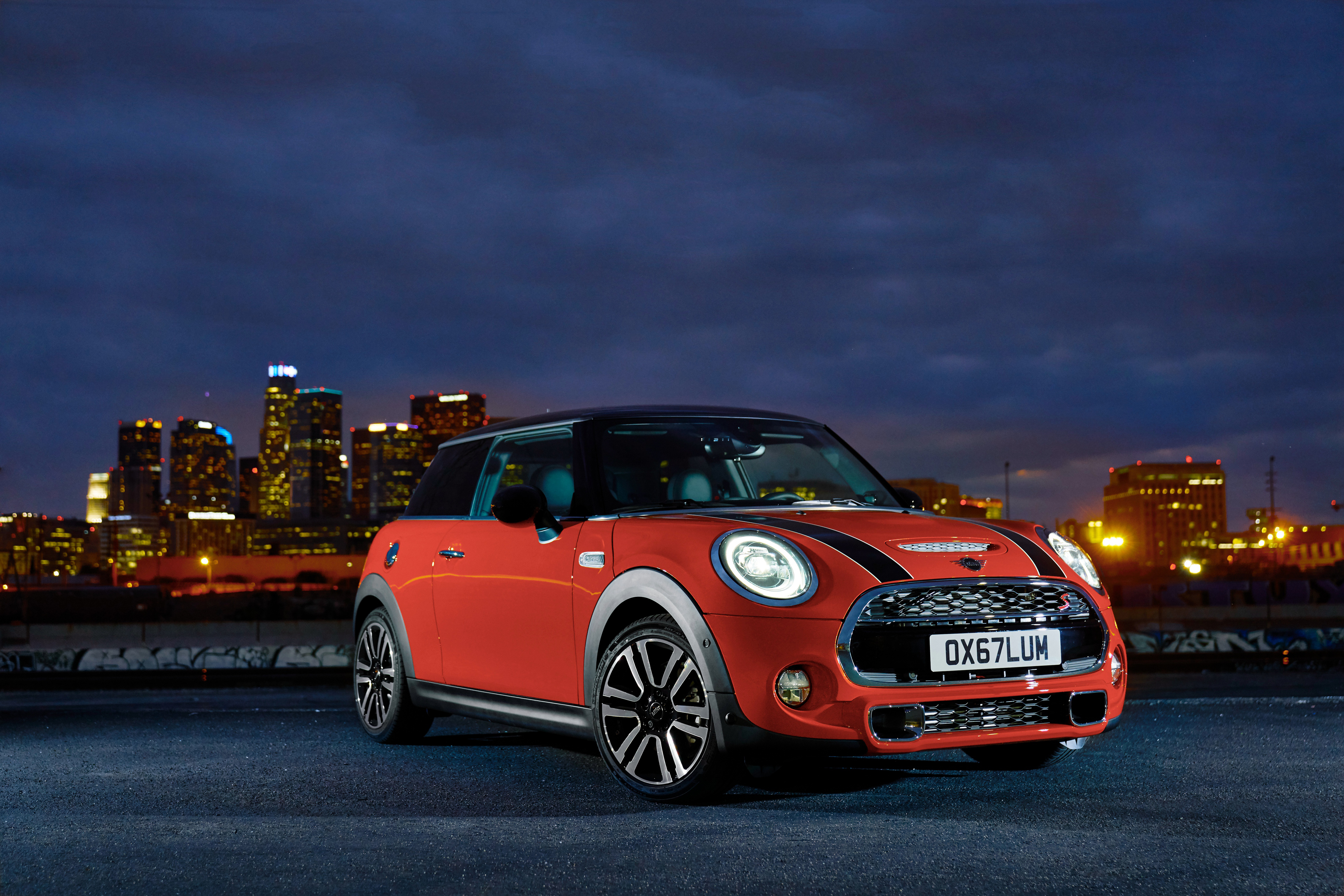 Car Compact Car Mini Mini Cooper Mini Cooper S Red Car Vehicle 4096x2732