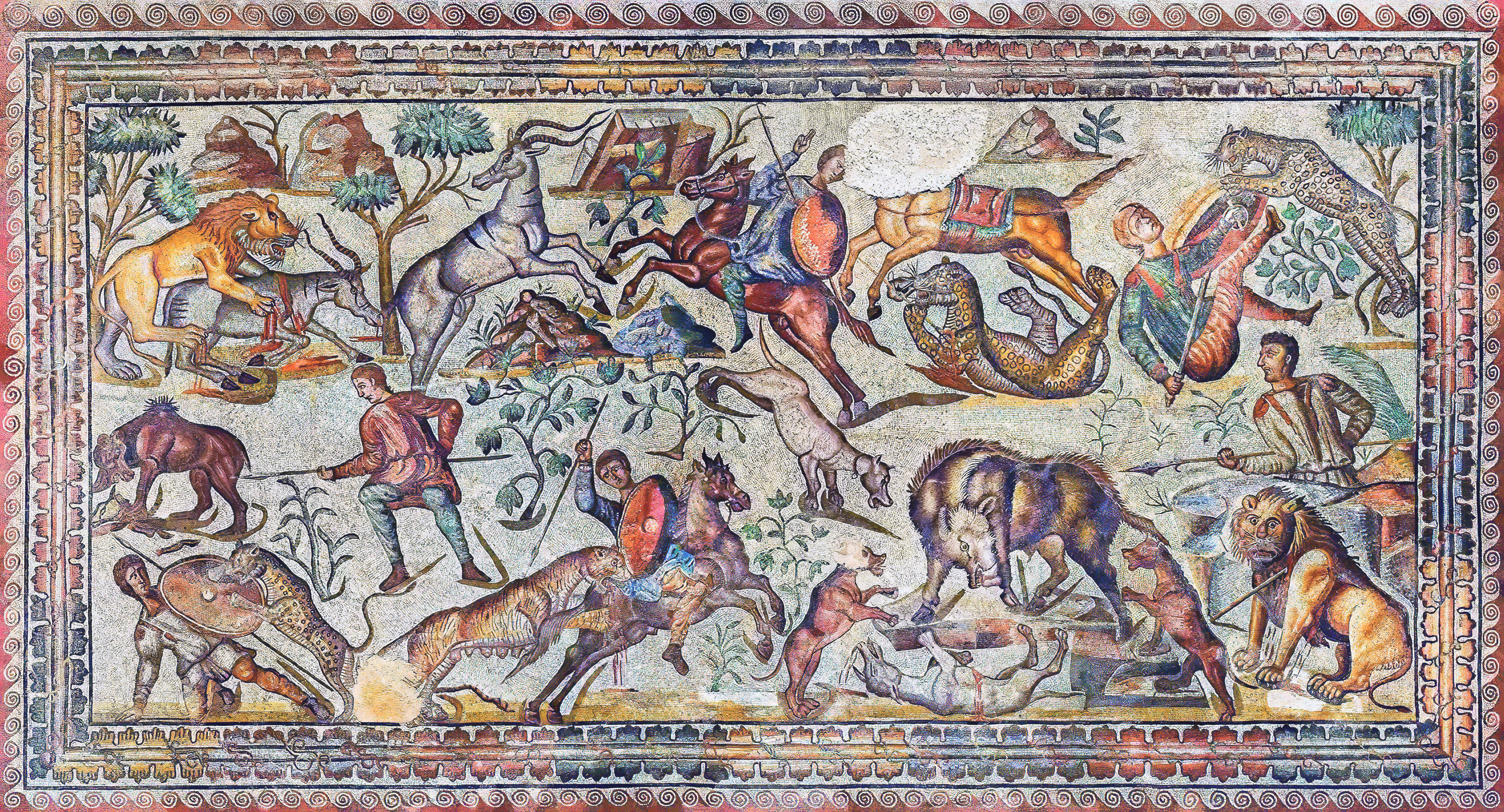 Rome Mosaic Classic Art Roman Art Villa Of La Olmeda 5000x2700