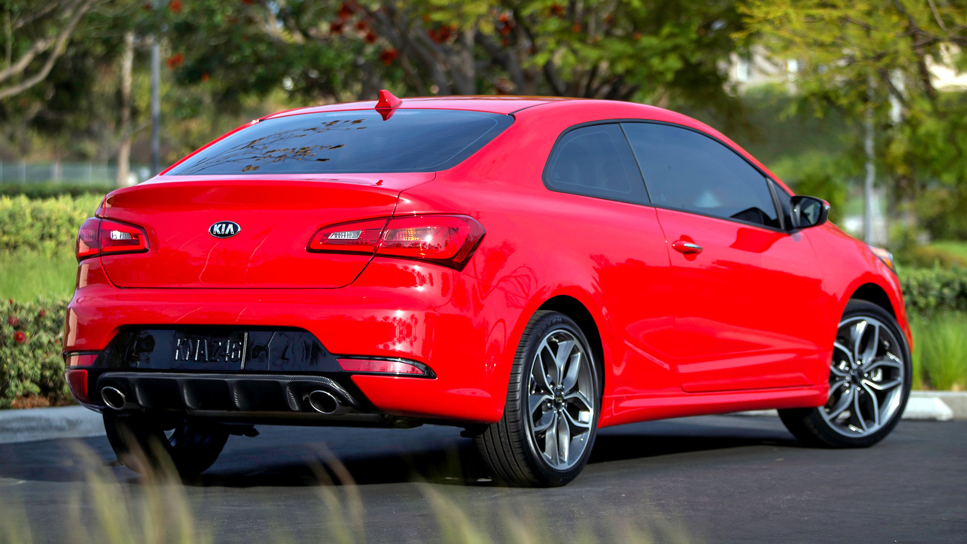 Car Compact Car Coupe Kia Forte Koup Red Car Wallpaper - Resolution ...