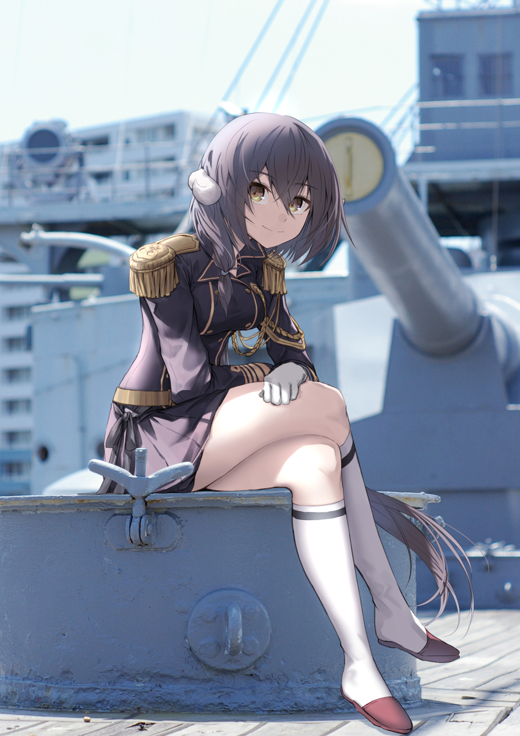 Anime Girls Portrait Display Azur Lane Military Uniform Mikasa Azur Lane Anime 1061x1500