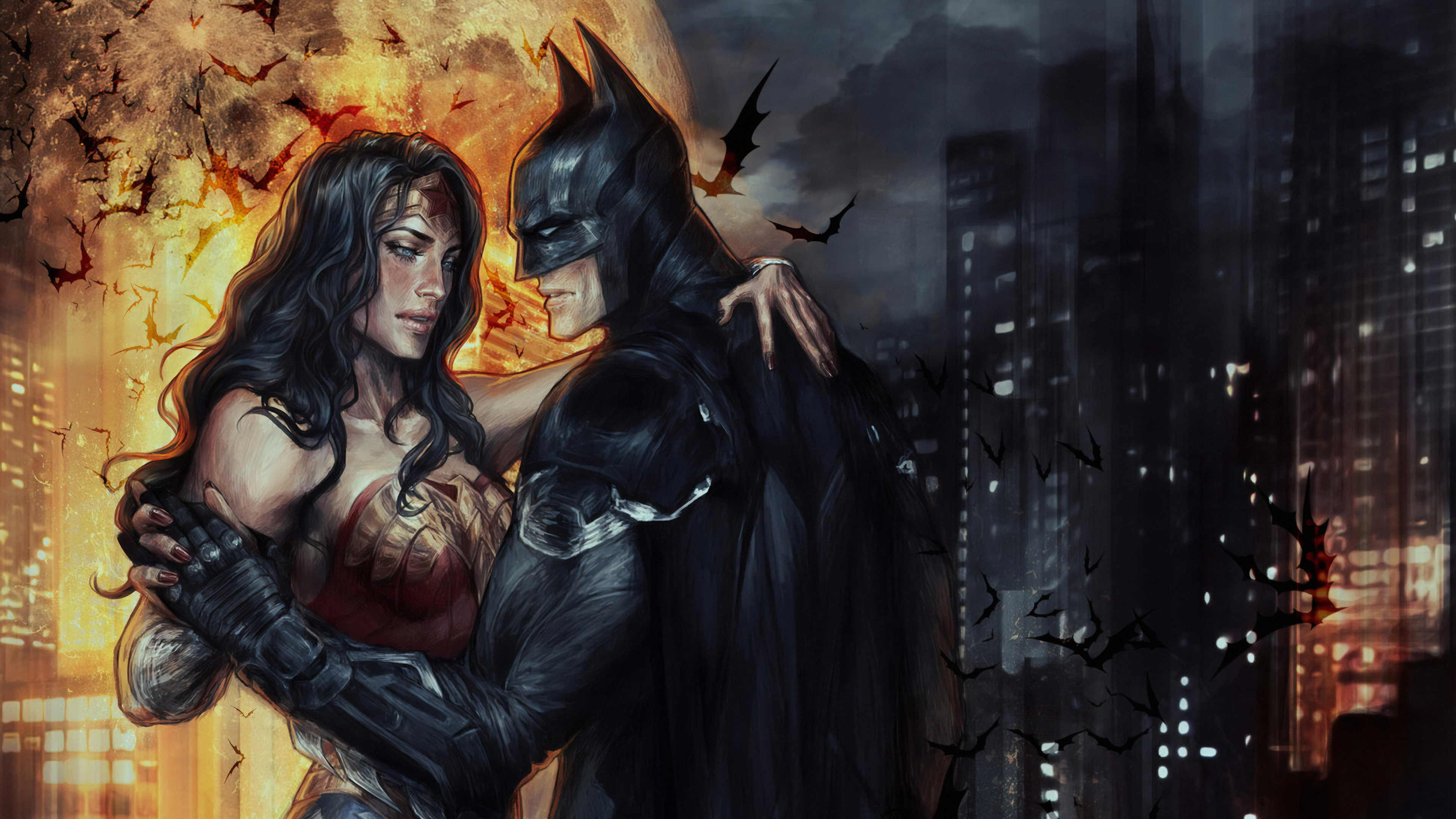Batman Dc Comics Wonder Woman 3840x2160