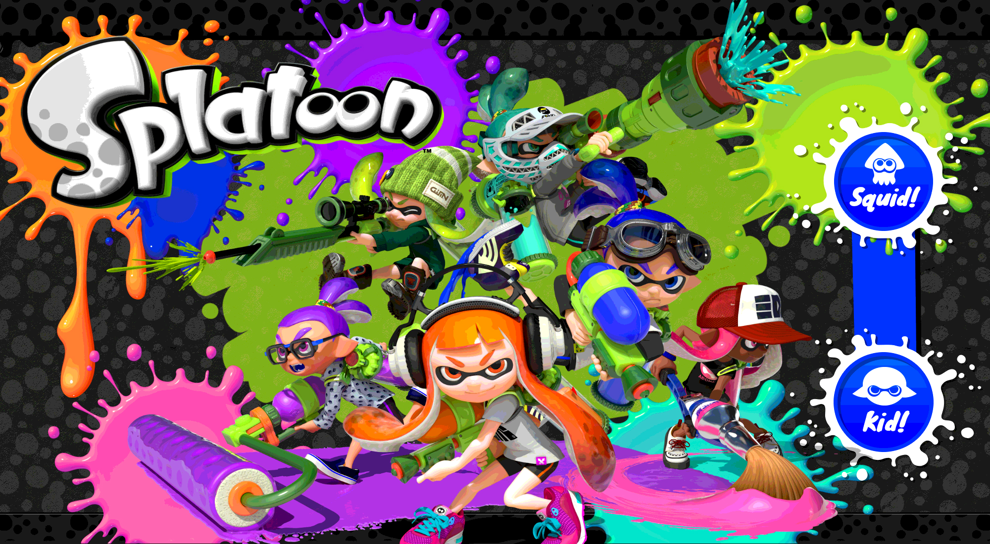 Inkling Splatoon Nintendo Splatoon 2000x1100