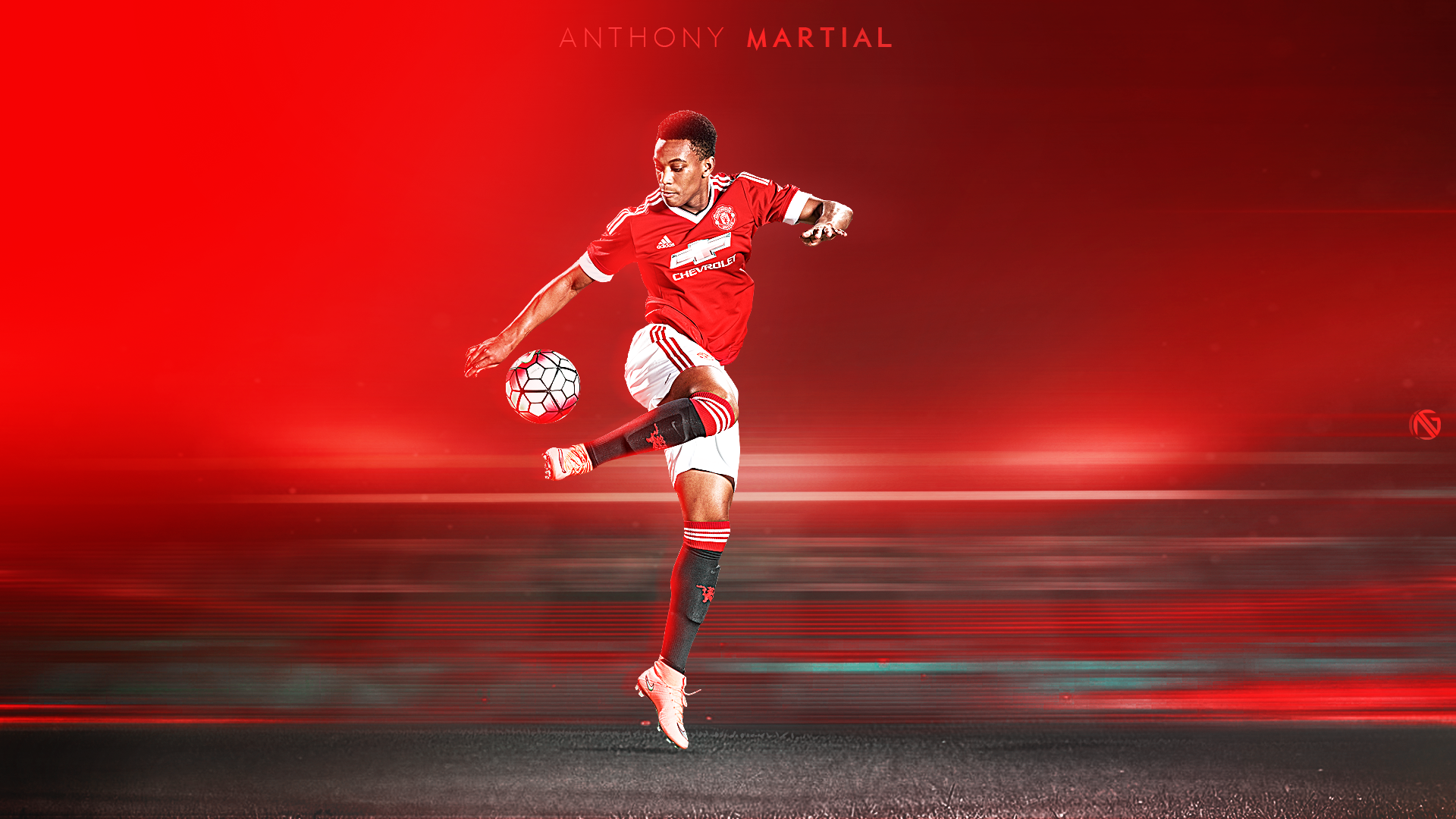 Anthony Martial French Manchester United F C Soccer 1920x1080