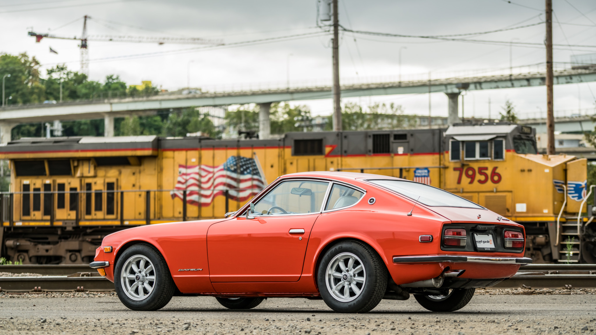 Car Coupe Datsun 240z Old Car Red Car Sport Car 2048x1152