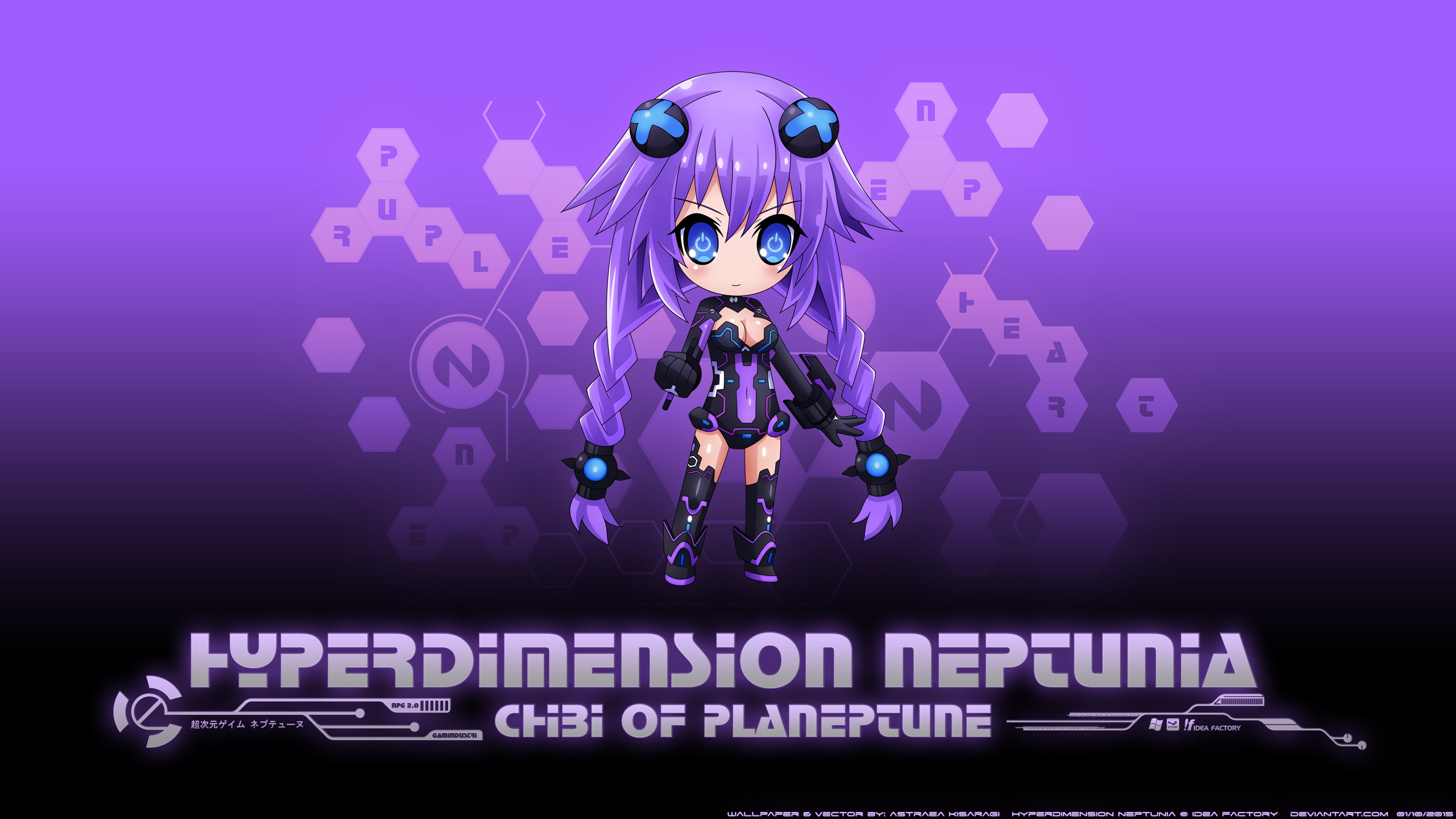 Video Game Hyperdimension Neptunia 2560x1440