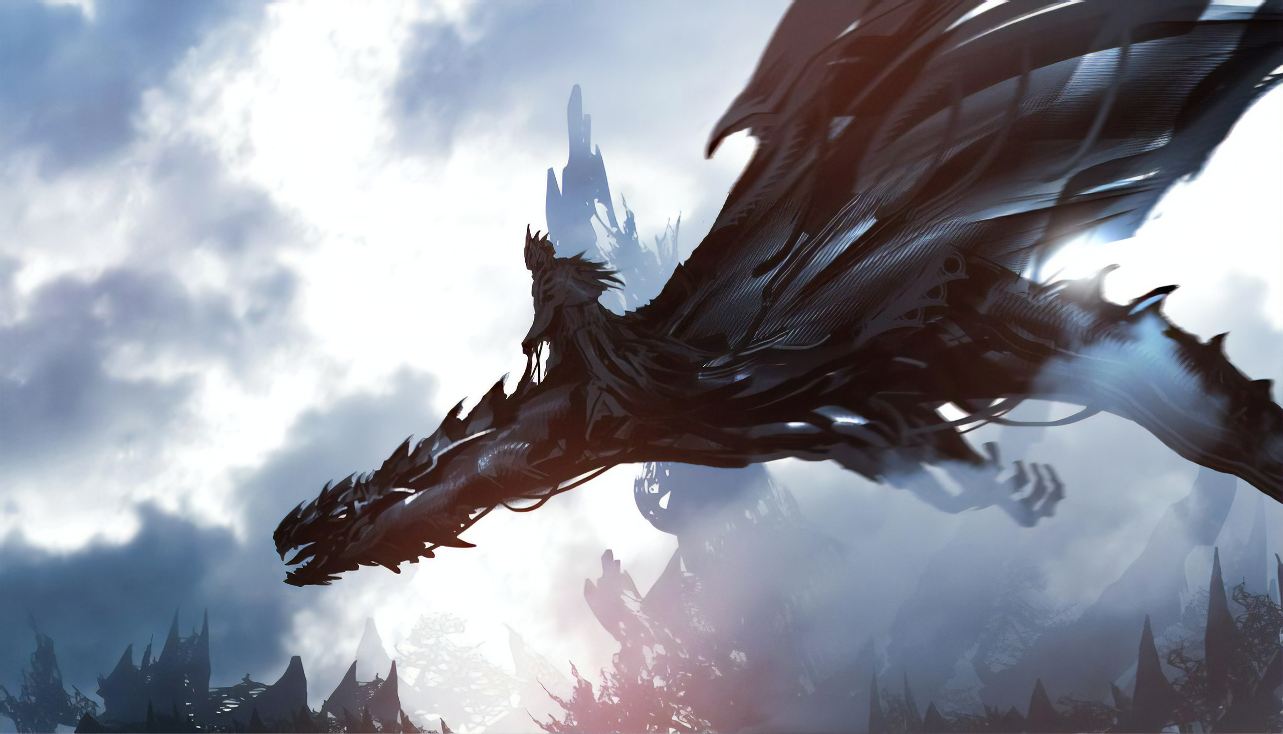Dragon Lord Of The Rings Nazgul 2560x1465