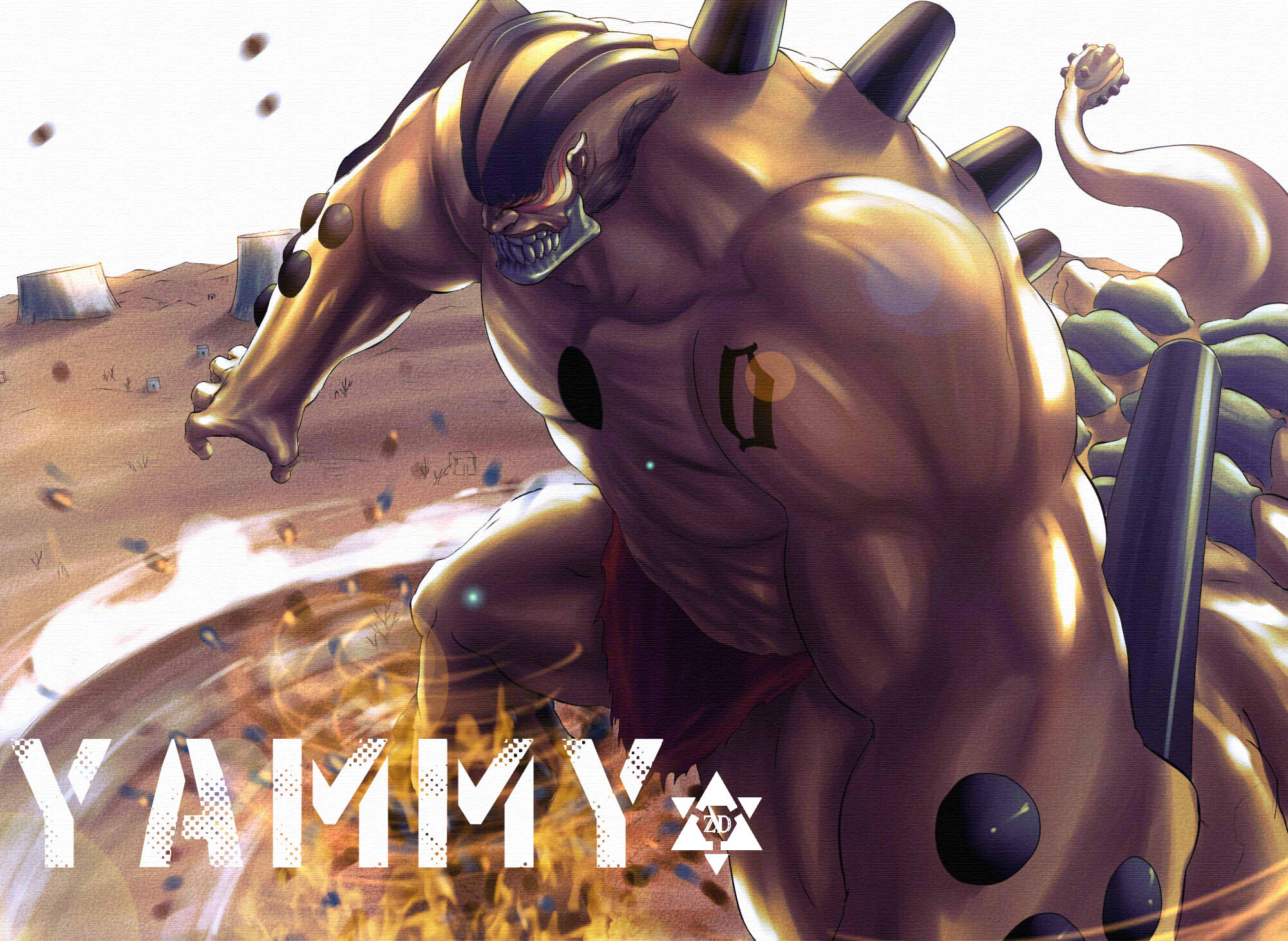 Bleach Monster Yammy Llargo 2000x1461