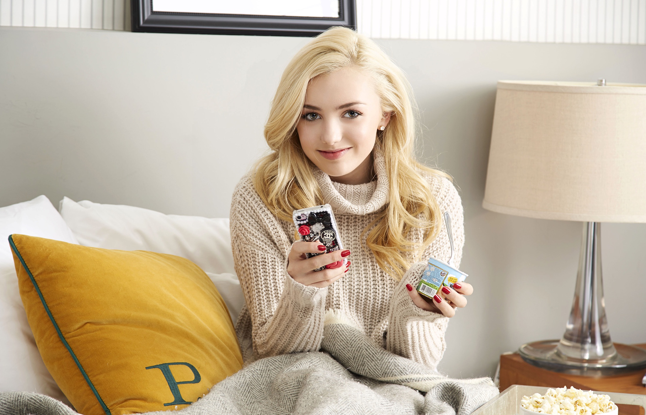 Actress American Blonde Girl Peyton List Smartphone 2200x1412