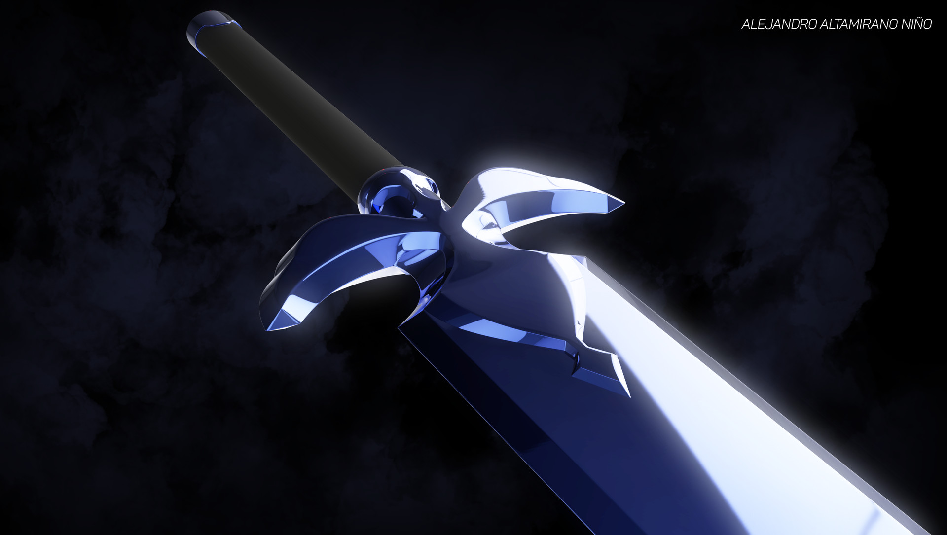 Night Sky Sword Sword Art Online 1920x1085