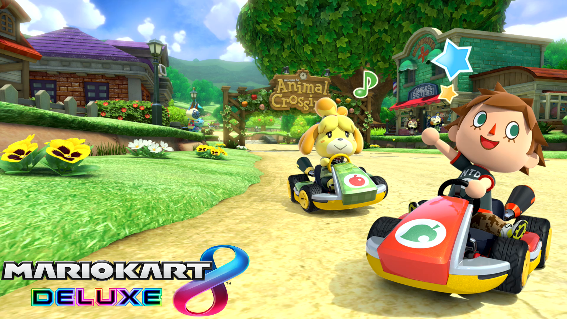 Animal Crossing Mario Kart 8 Deluxe 1920x1080