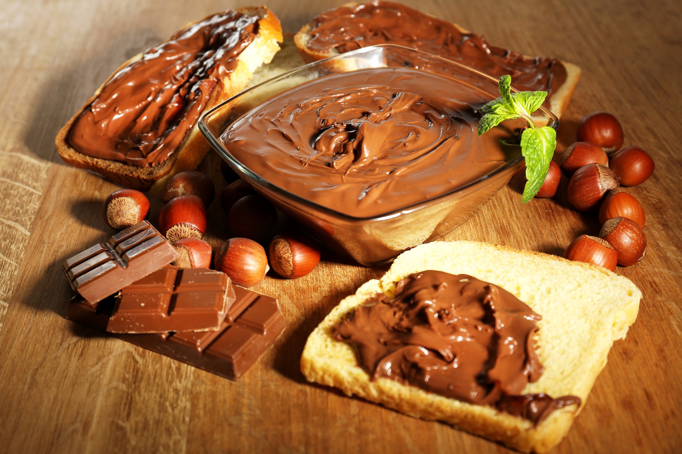 Chocolate Hazelnut Nutella Still Life 2200x1467