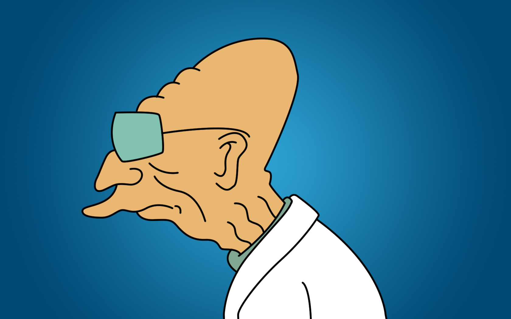 Futurama Professor Farnsworth 1680x1050