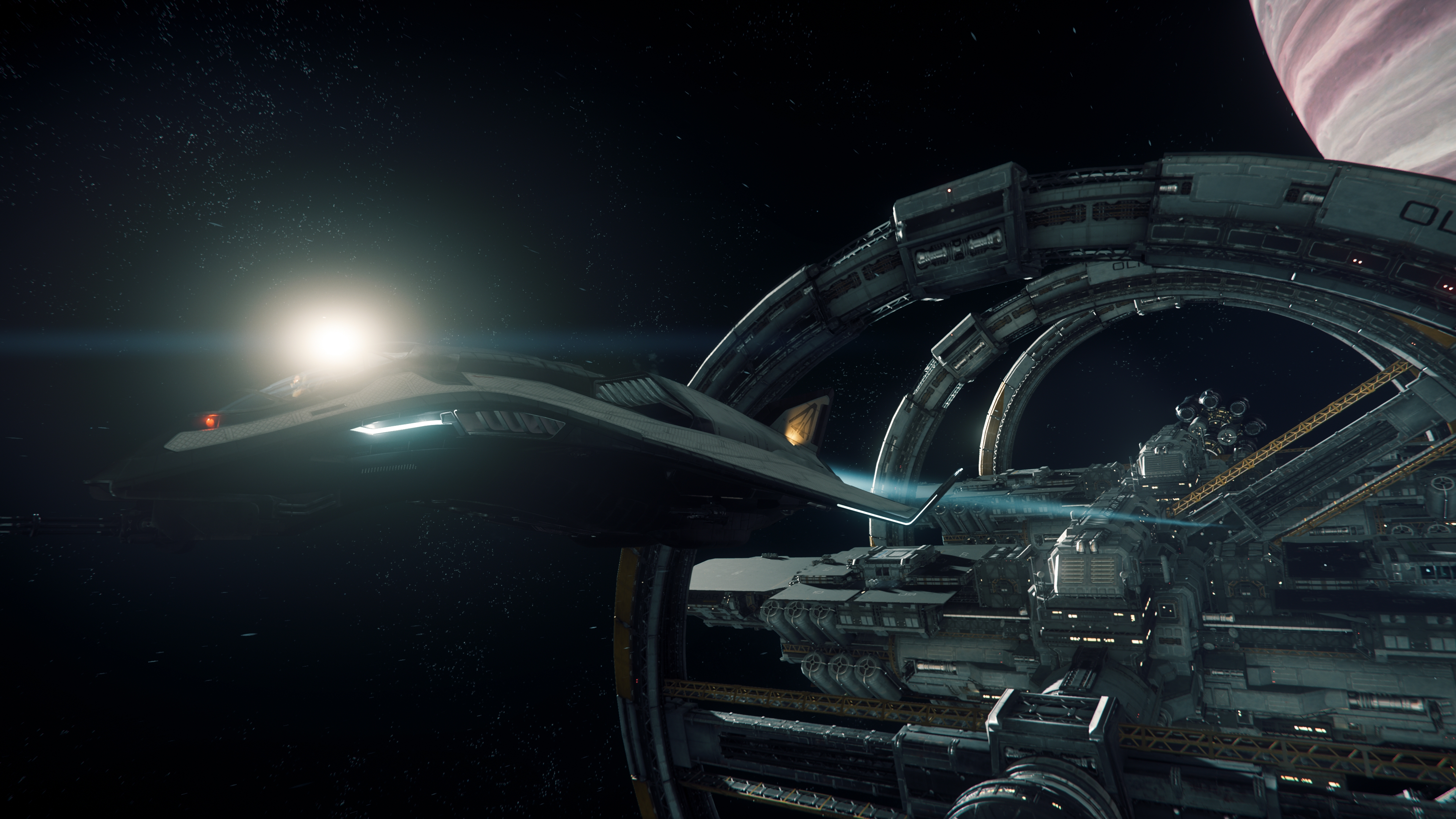 Avenger Titan Star Citizen Port Olisar Star Citizen Space Star Citizen 3840x2160