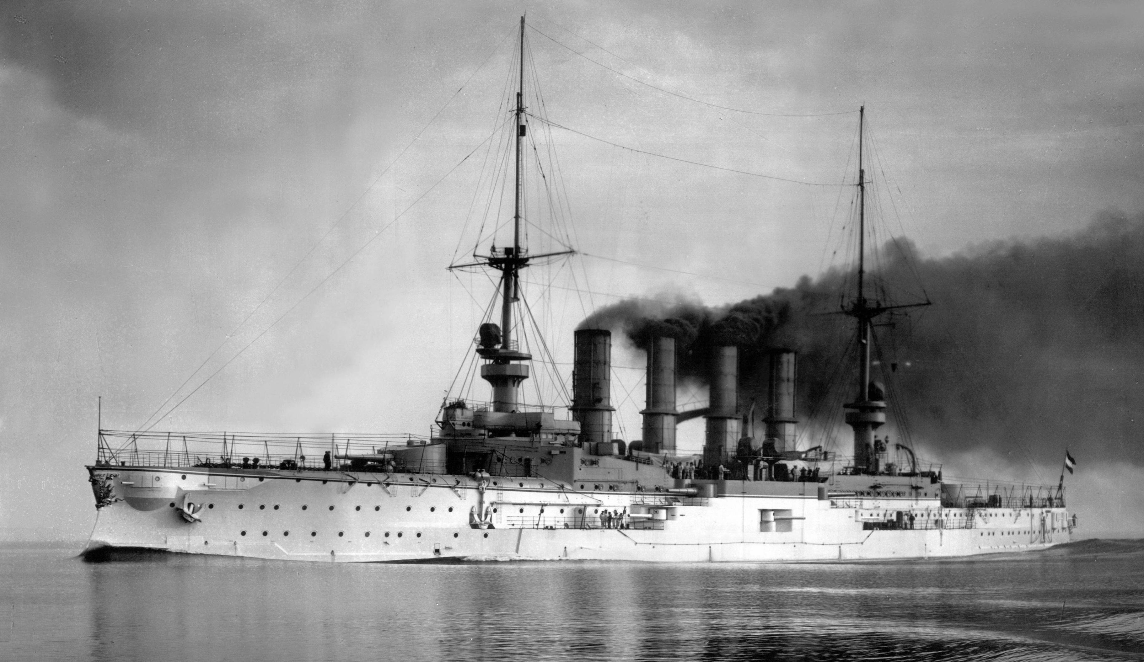 Cruiser Sms Scharnhorst Warship 3645x2110