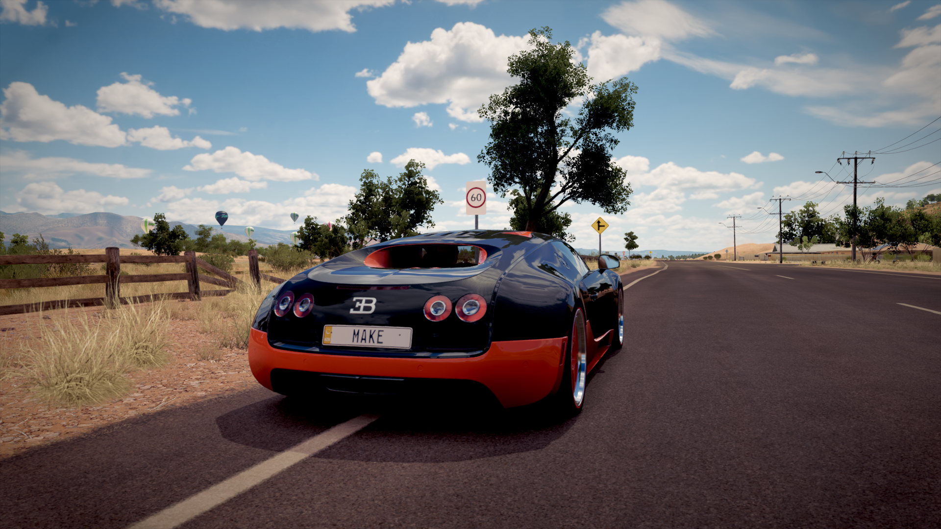 Bugatti Veyron Forza Horizon 3 Road 1920x1080