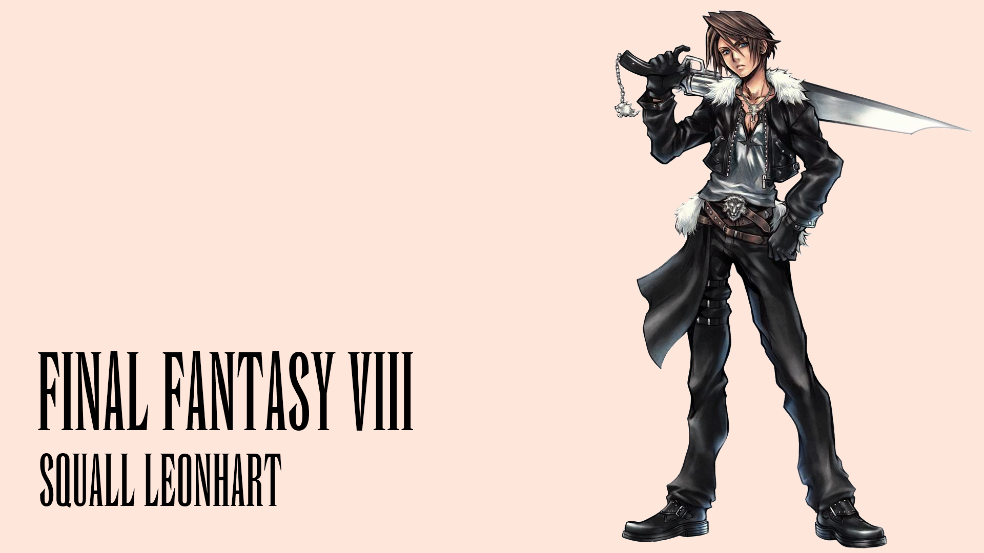 Final Fantasy Viii Squall Leonhart Wallpaper Resolution 19x1080 Id Wallha Com