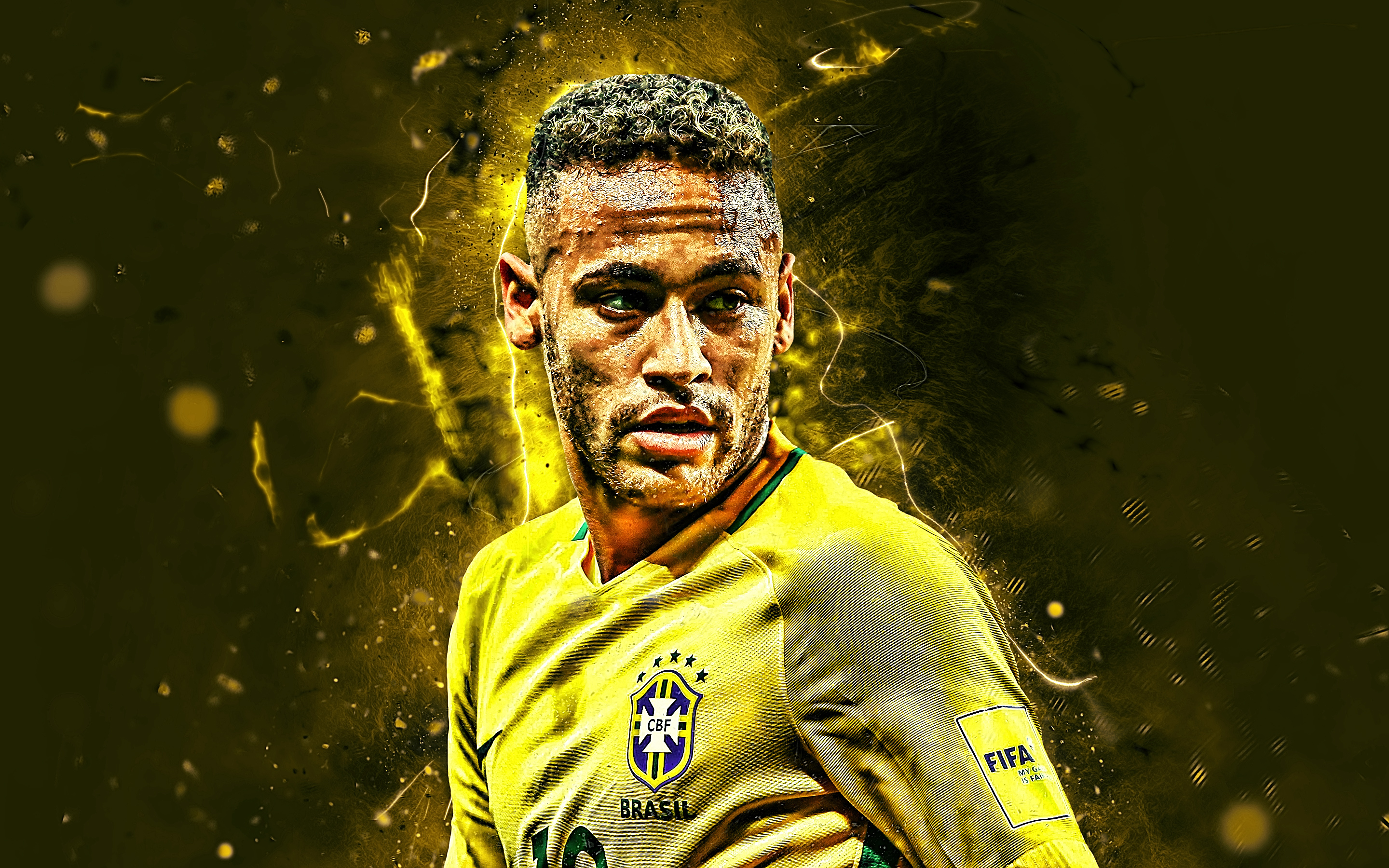 Brazil National Football Team Neymar Soccer 2880x1800