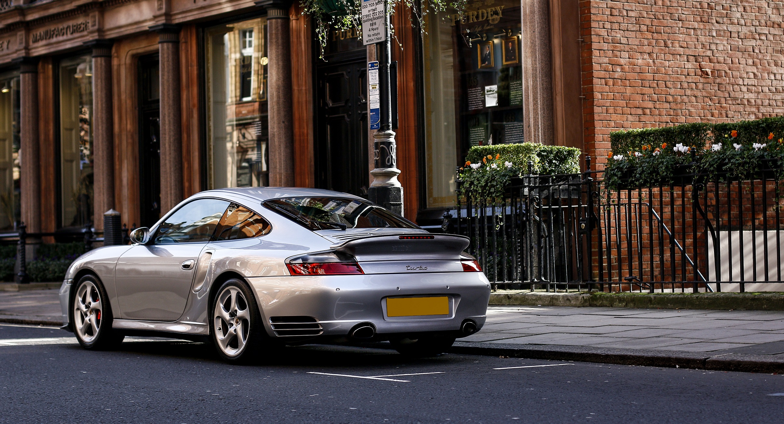 Car Porsche Porsche 911 Porsche 911 Turbo Silver Car Sport Car 2576x1394