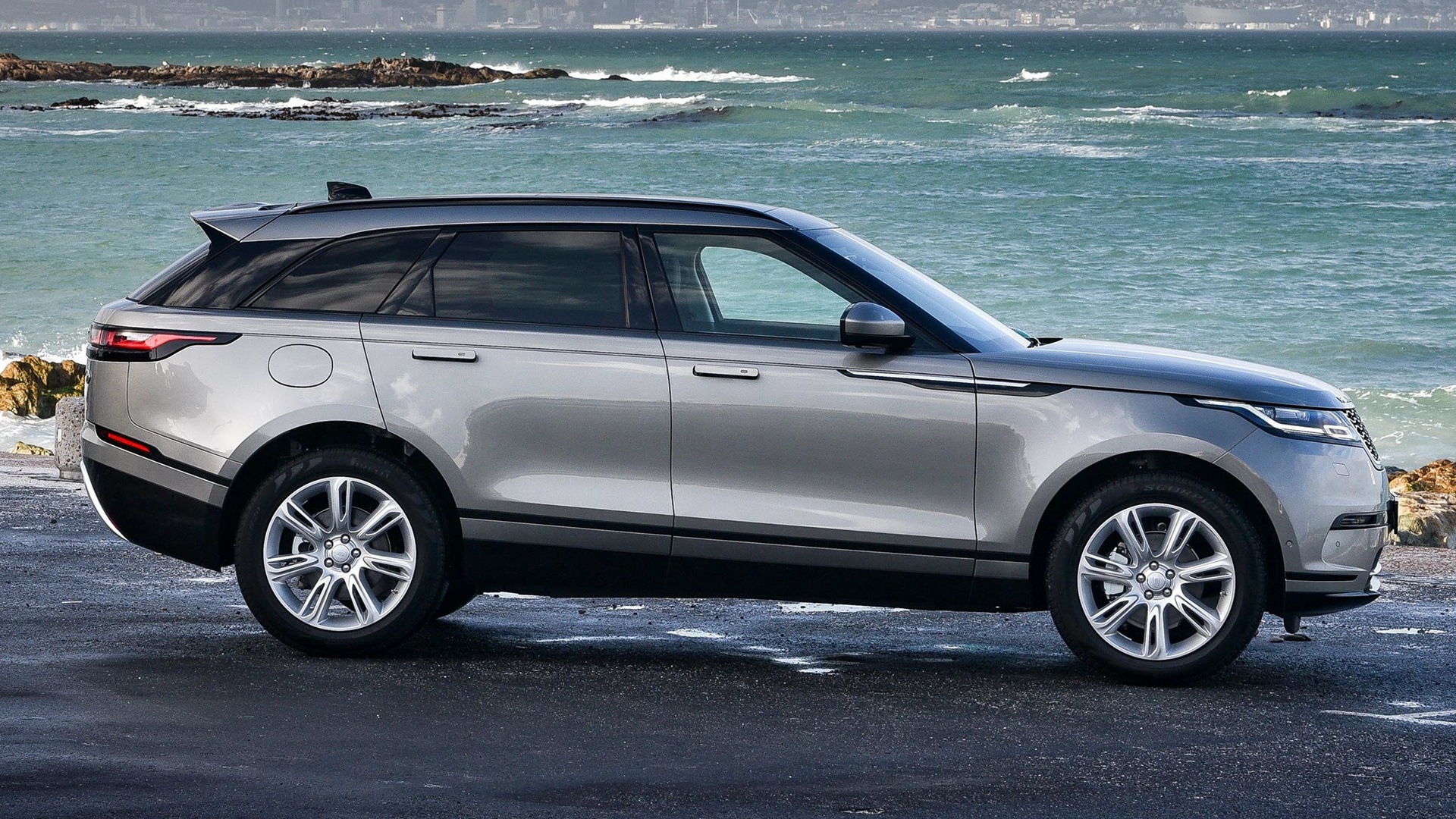 Car Crossover Car Luxury Car Range Rover Velar Suv Silver Car 1920x1080