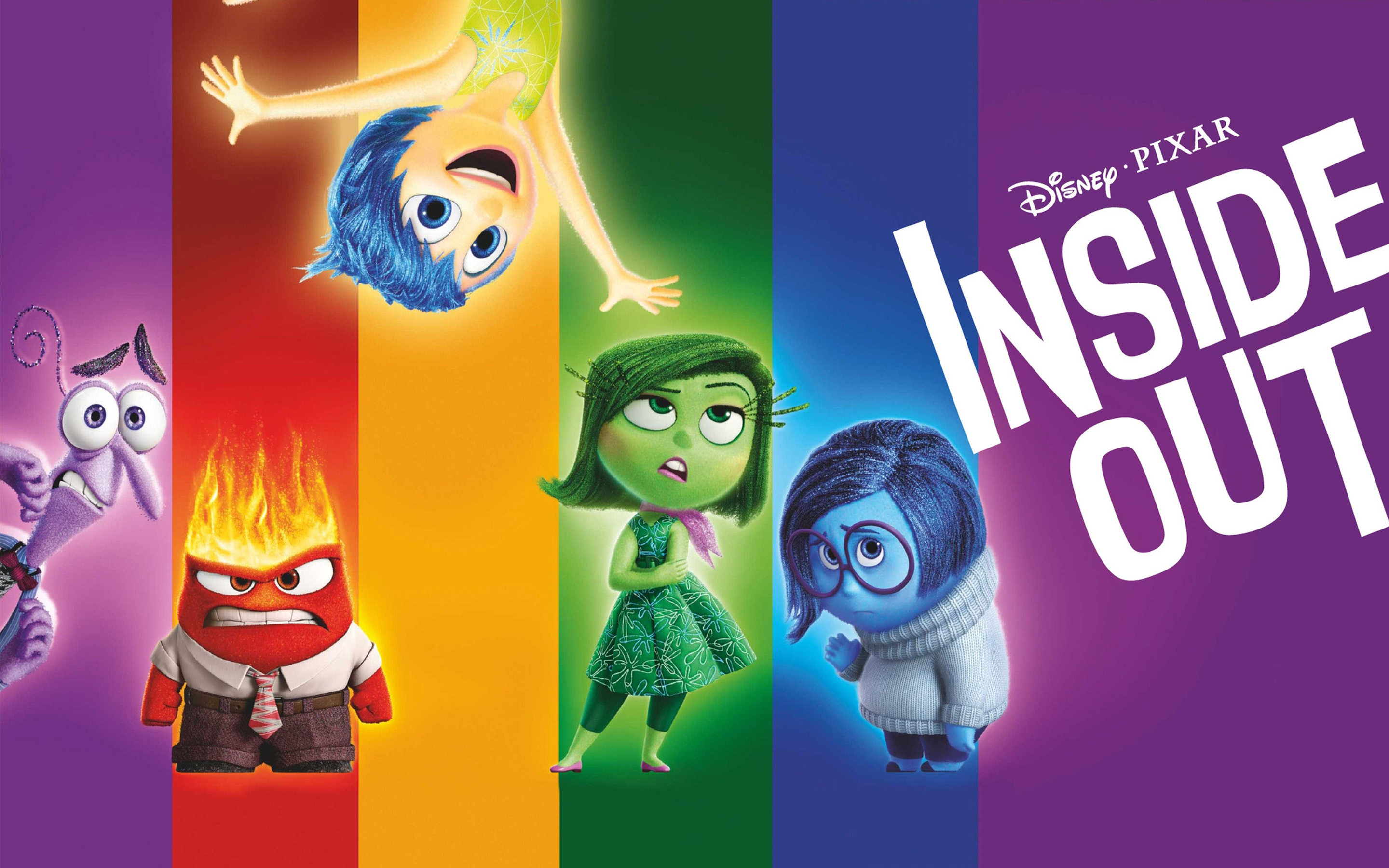 Anger Inside Out Disgust Inside Out Fear Inside Out Inside Out Joy Inside Out Sadness Inside Out 2880x1800