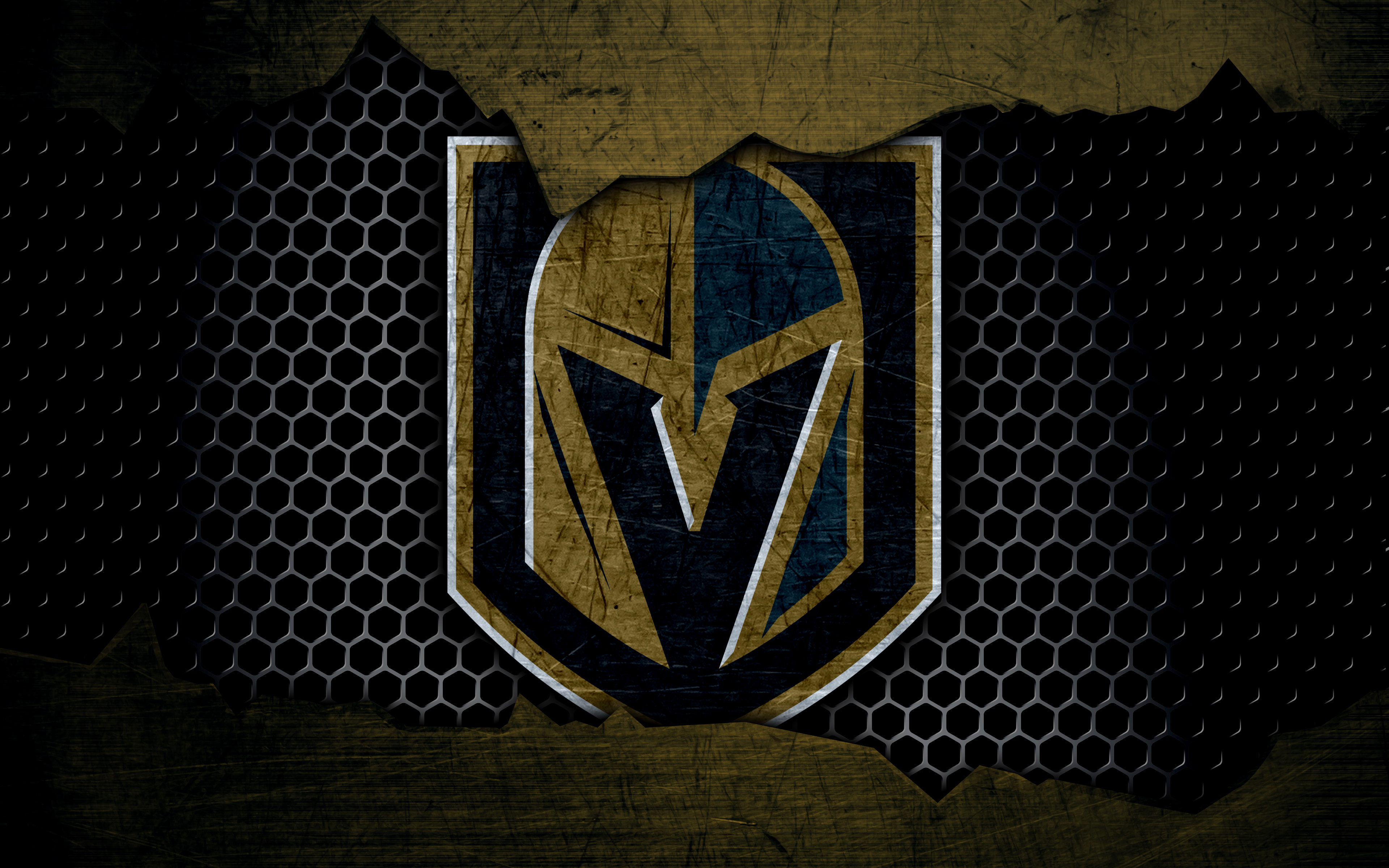 Emblem Logo Nhl Vegas Golden Knights 3840x2400