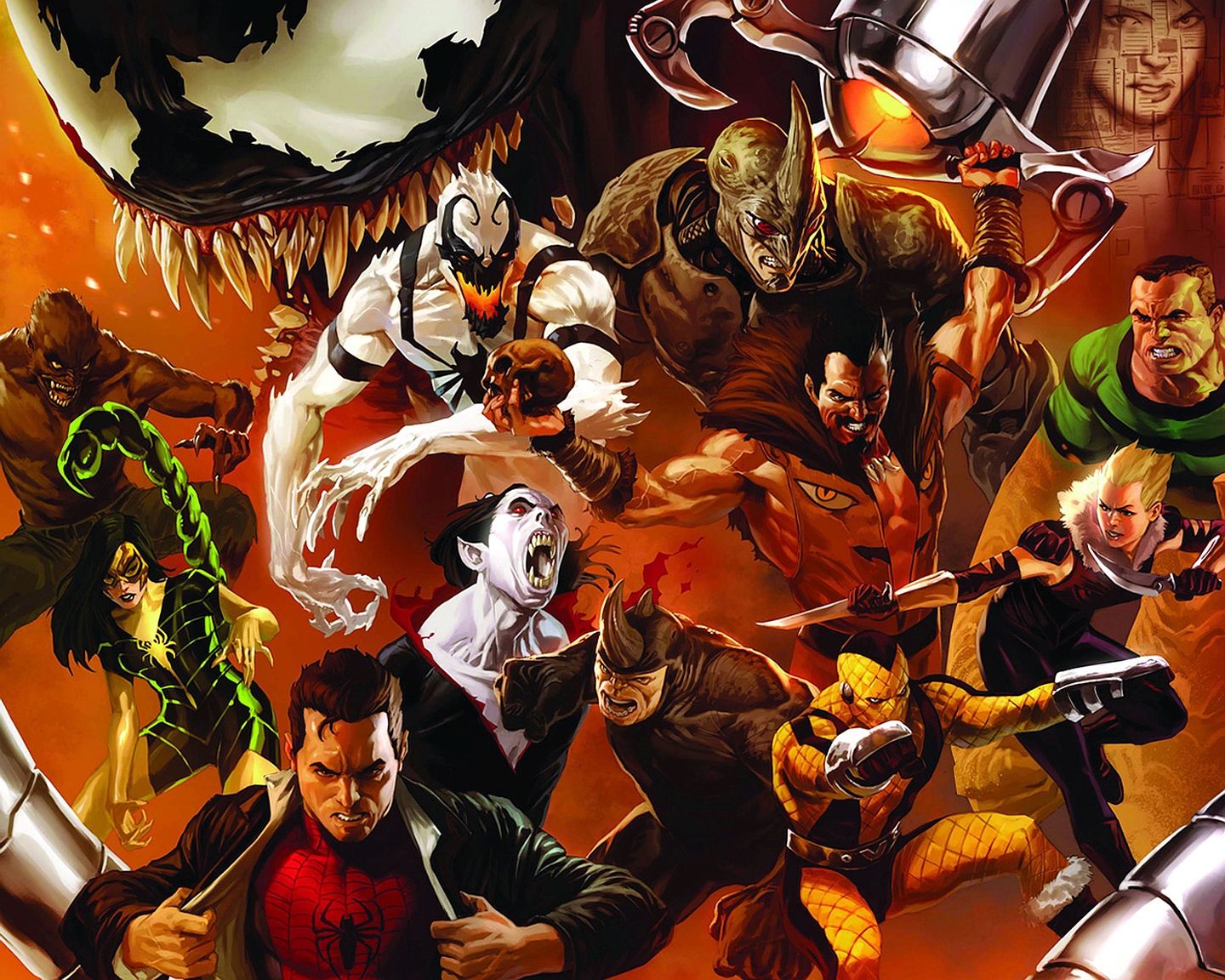 Rhino Marvel Comics Spider Man Venom 1440x1152