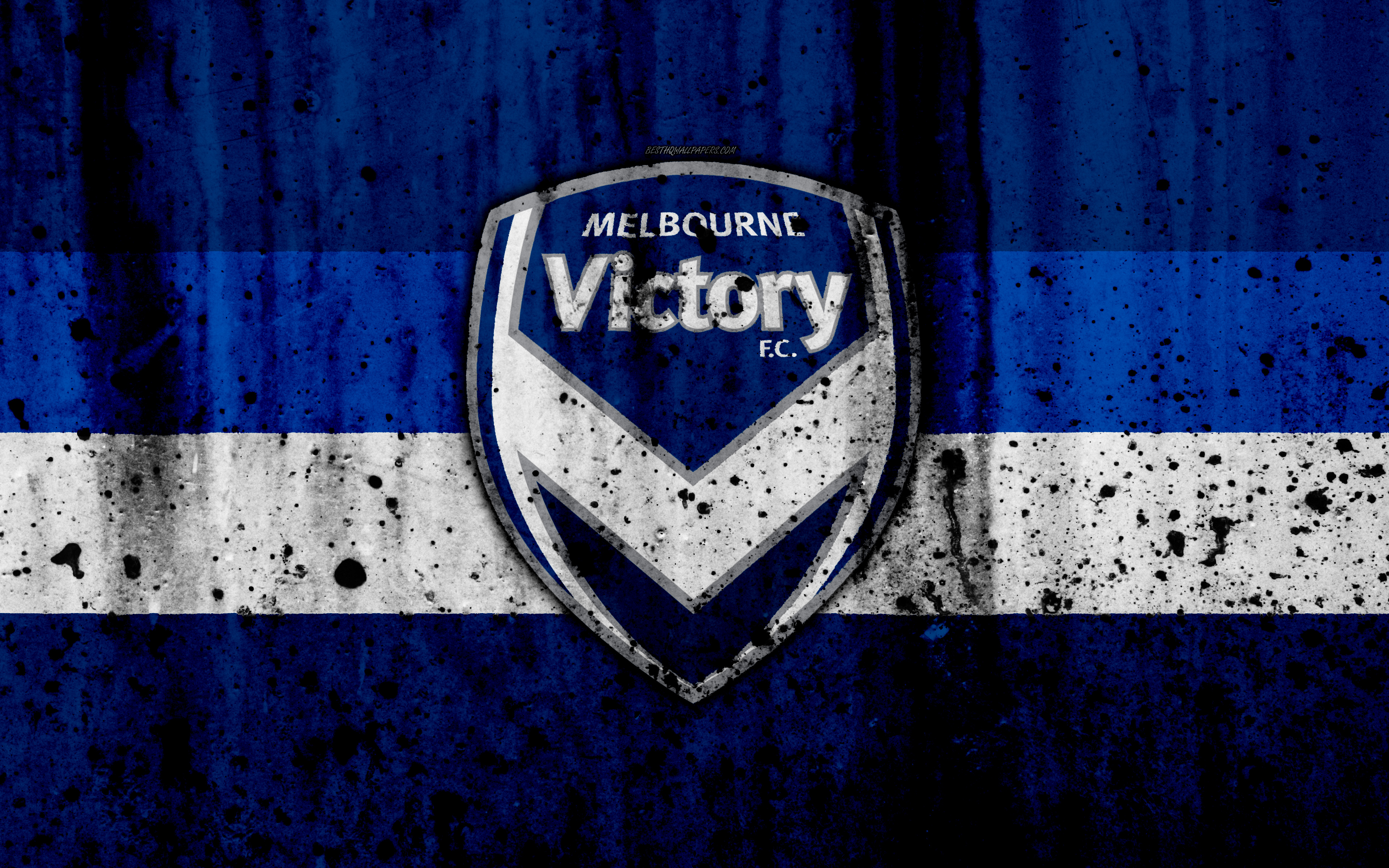 Emblem Logo Melbourne Victory Fc Soccer 3840x2400