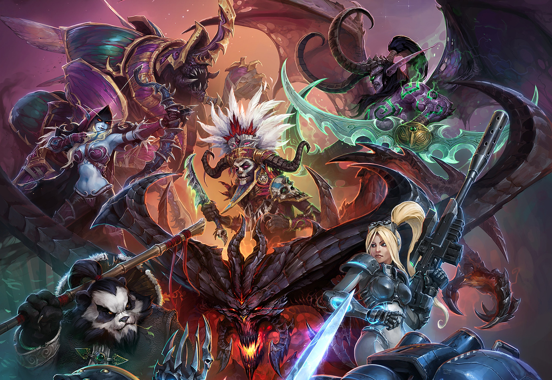Anub 039 Arak World Of Warcraft Chen Stormstout Diablo Heroes Of The Storm Illidan Stormrage Nova St 1920x1322
