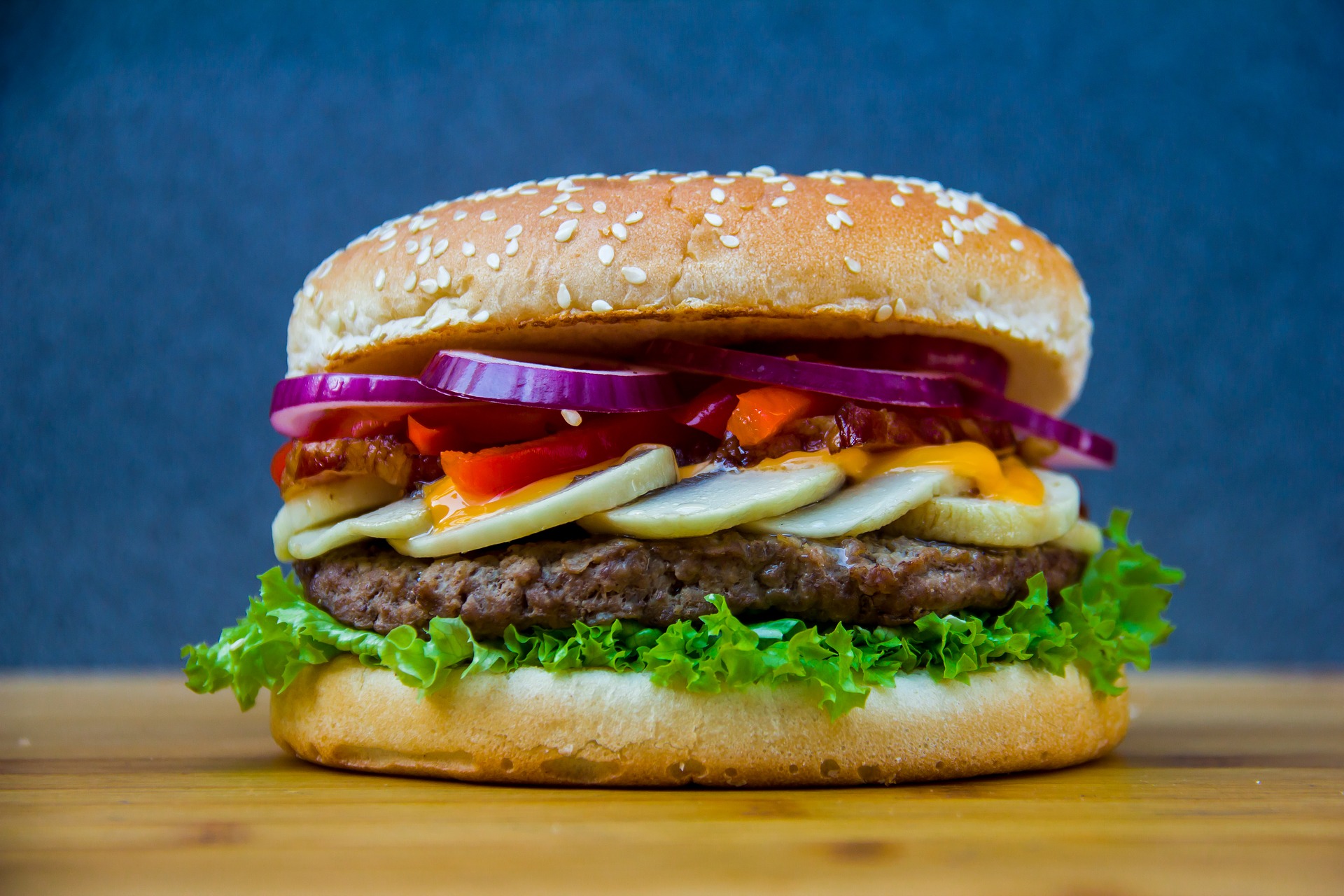 Burger Hamburger Lunch Meal 1920x1280