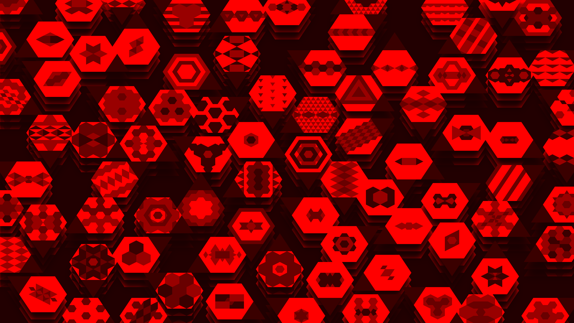 Red Shapes 1920x1080