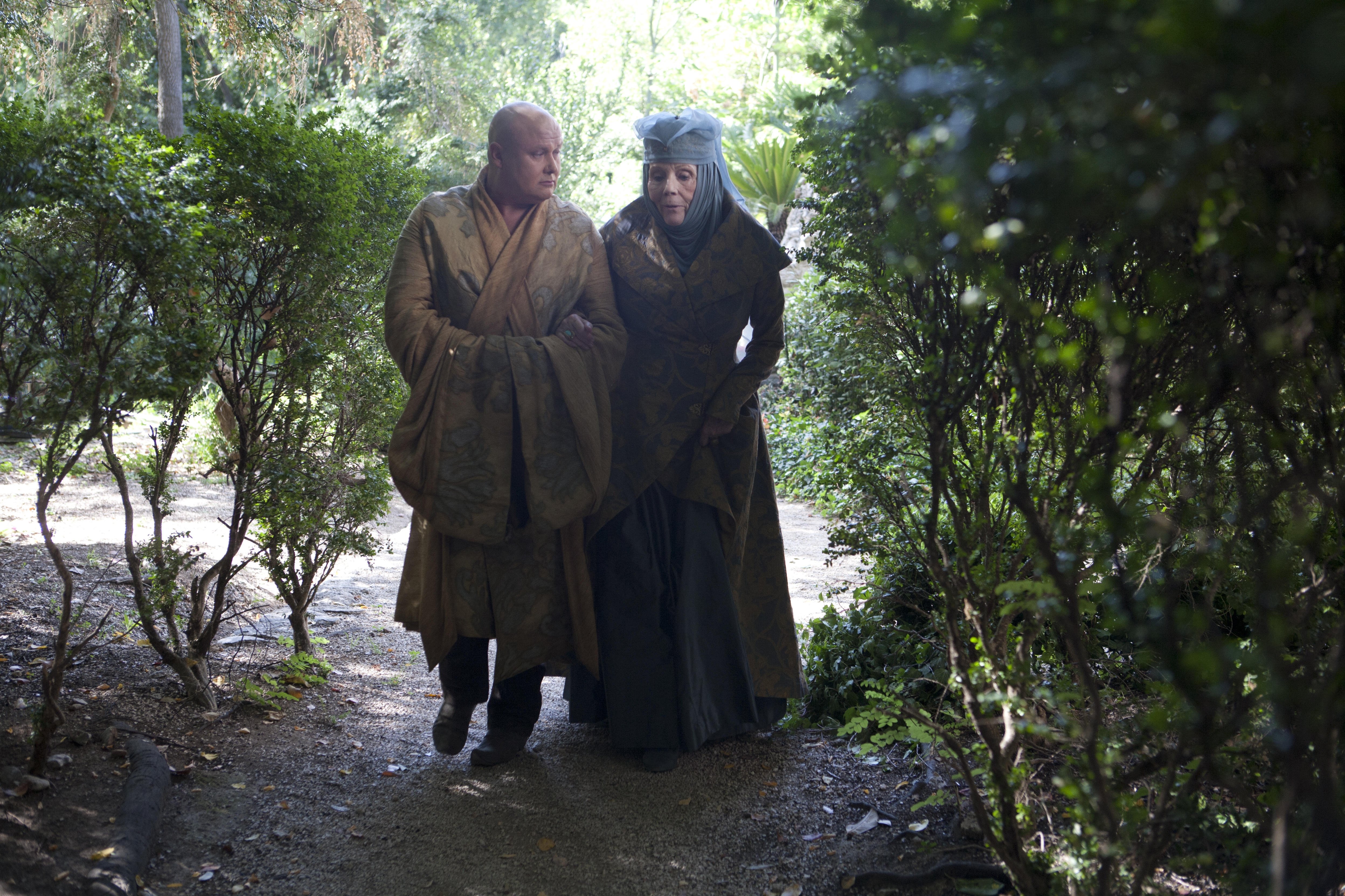 Conleth Hill Diana Rigg Lord Varys Olenna Tyrell 4992x3328