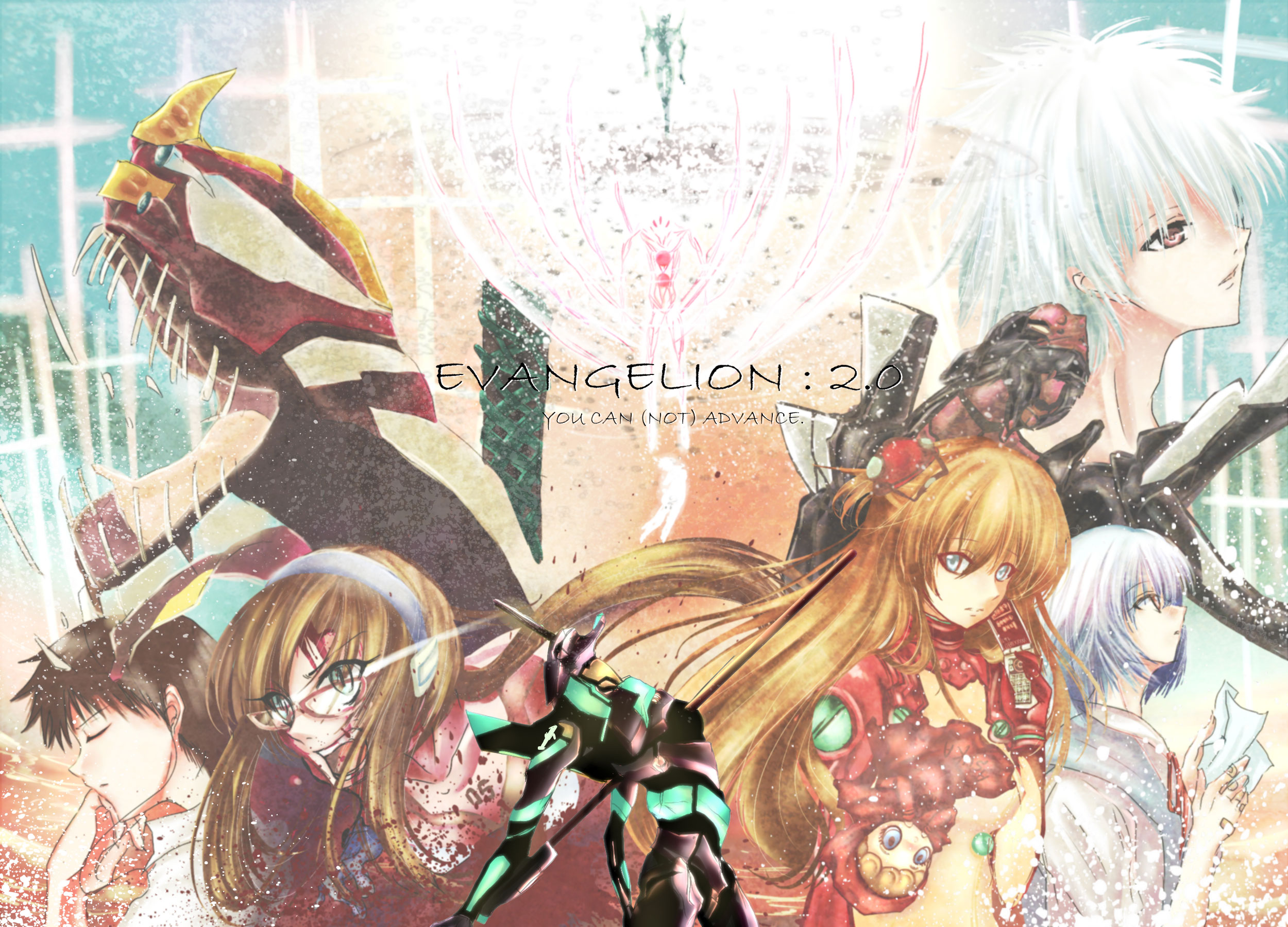 Anime Evangelion 2 0 You Can Not Advance 2500x1800