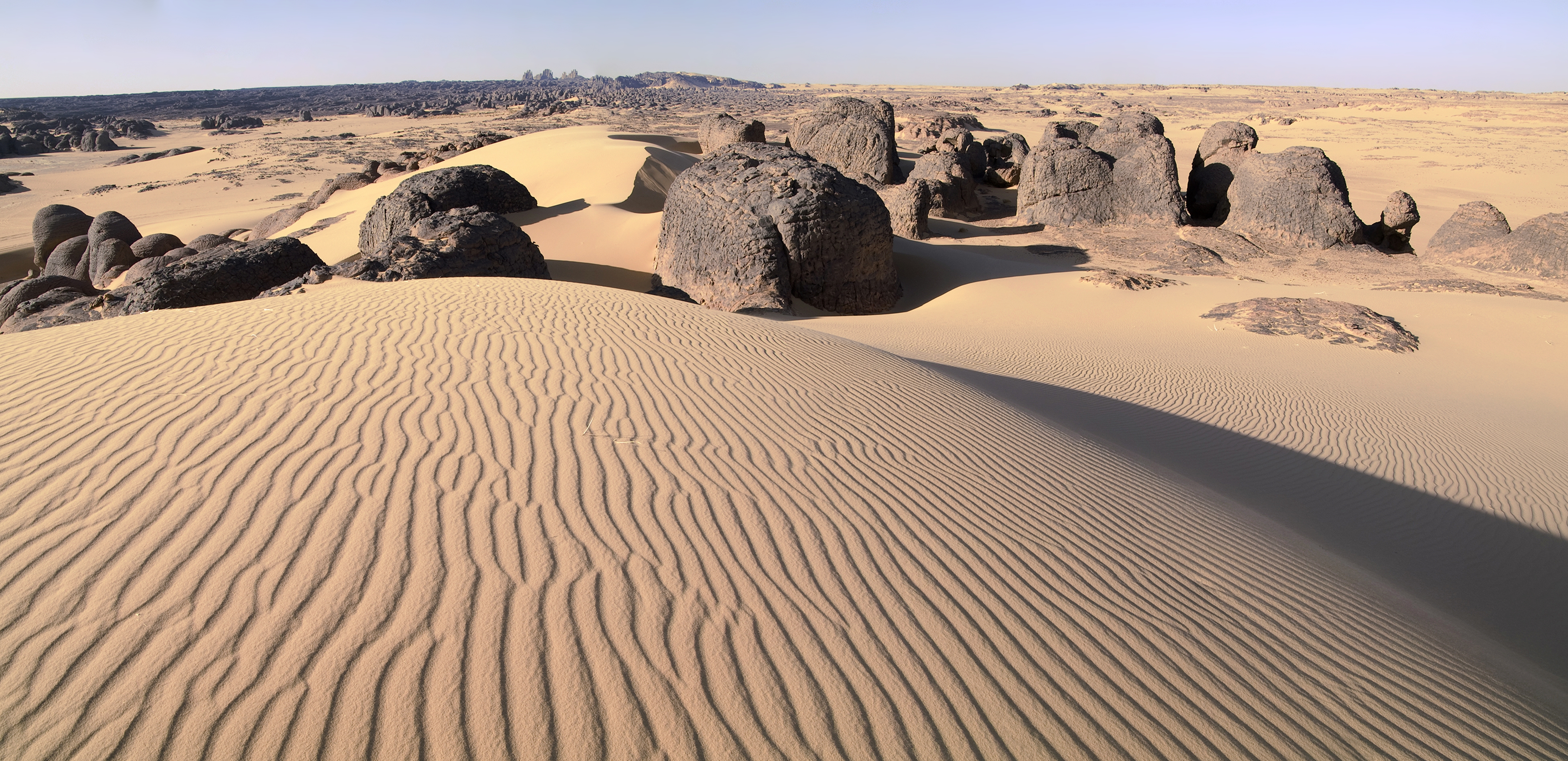 Africa Algeria Desert Dune Rock Sand Tassili N 039 Ajjer 4320x2098