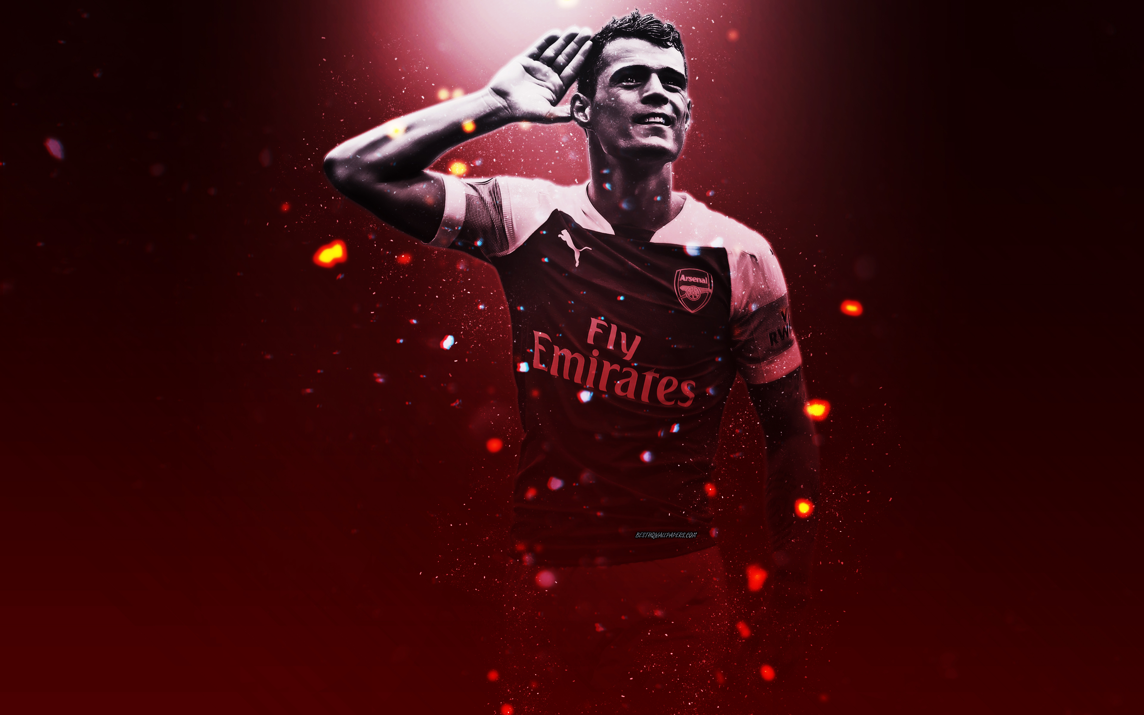 Arsenal F C Granit Xhaka Soccer Swiss 3840x2400