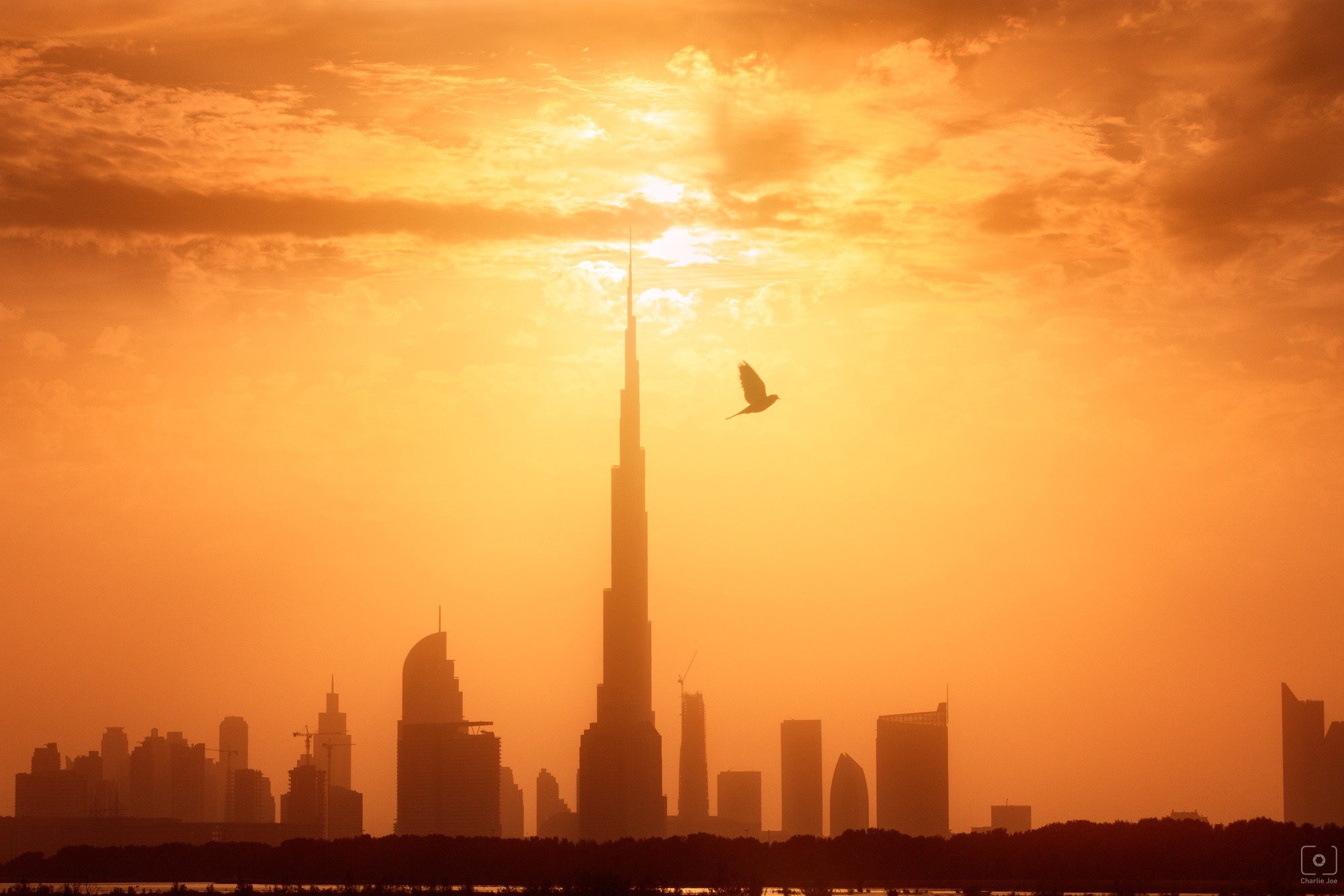 Building City Dubai Skyscraper Sunset United Arab Emirates 2000x1334