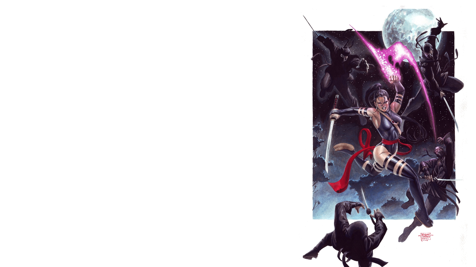 Psylocke Marvel Comics 1920x1080