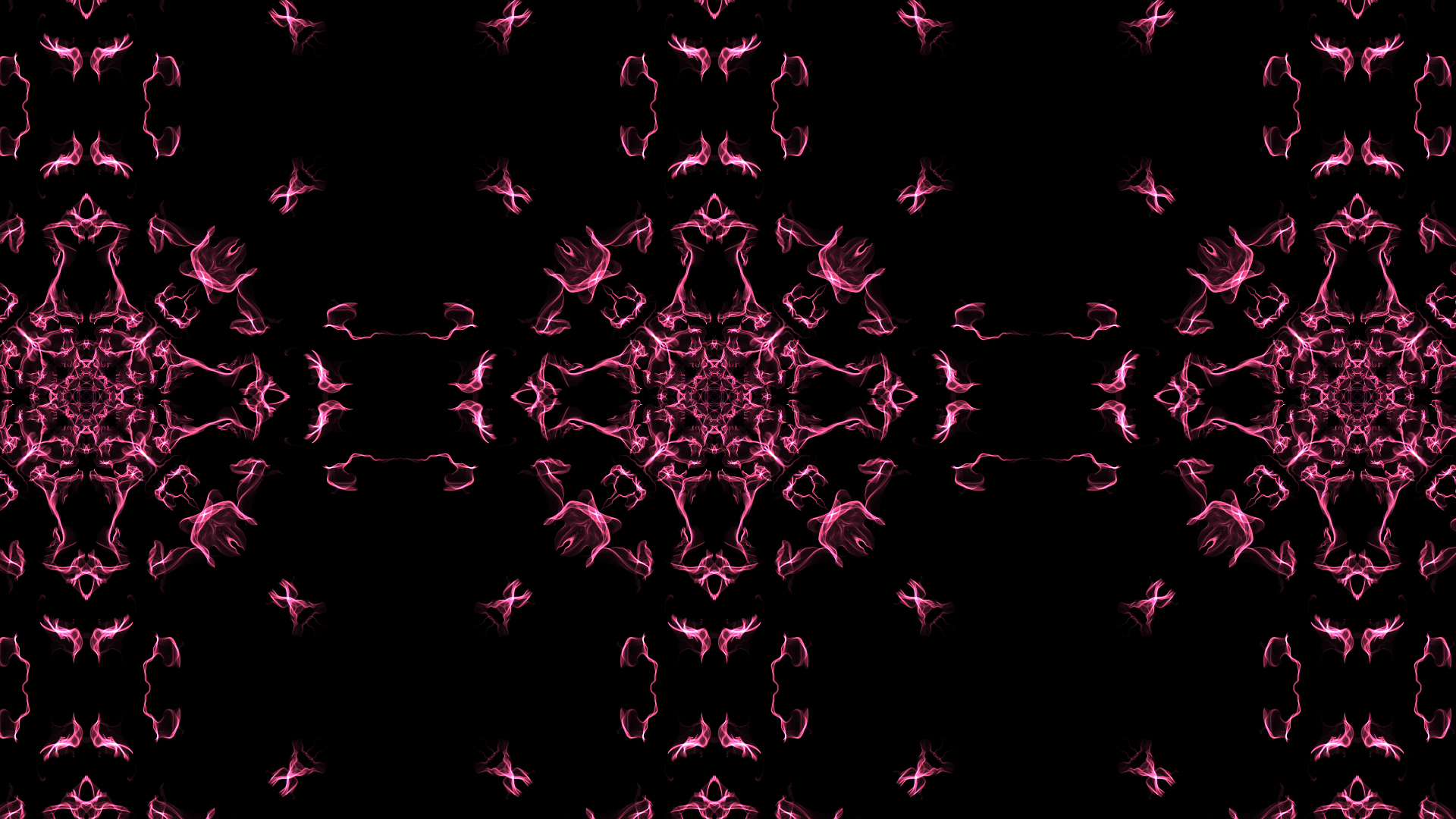 Artistic Colors Digital Art Fractal Kaleidoscope Pattern Pink 1920x1080