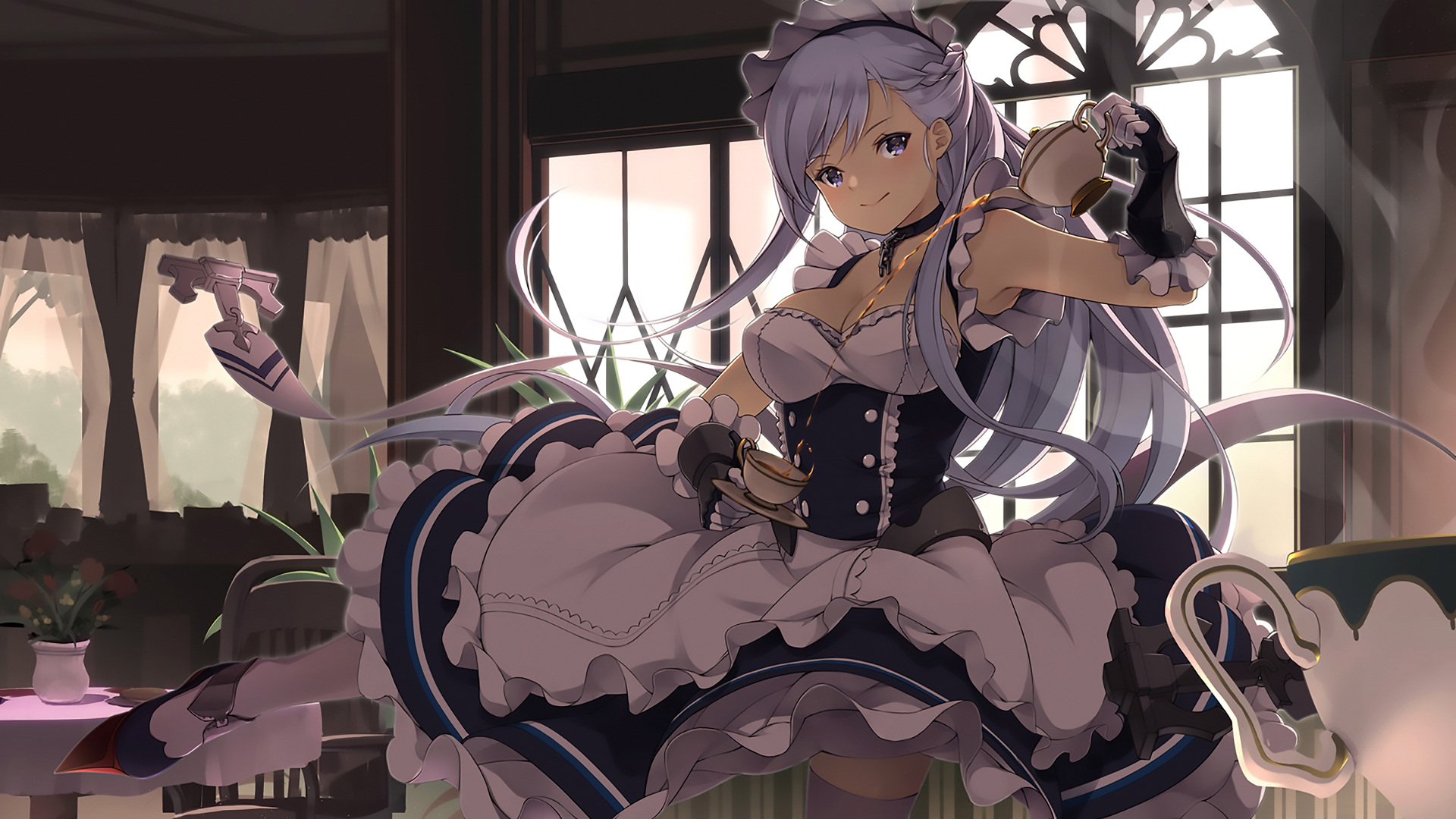 Belfast Azur Lane 1920x1080