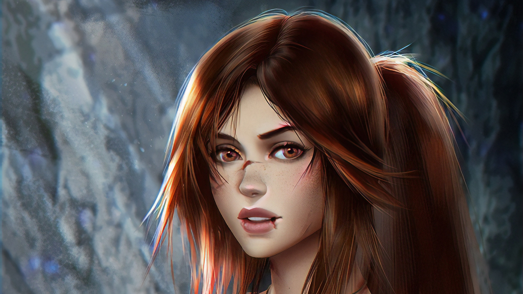 Girl Lara Croft Tomb Raider 2000x1125