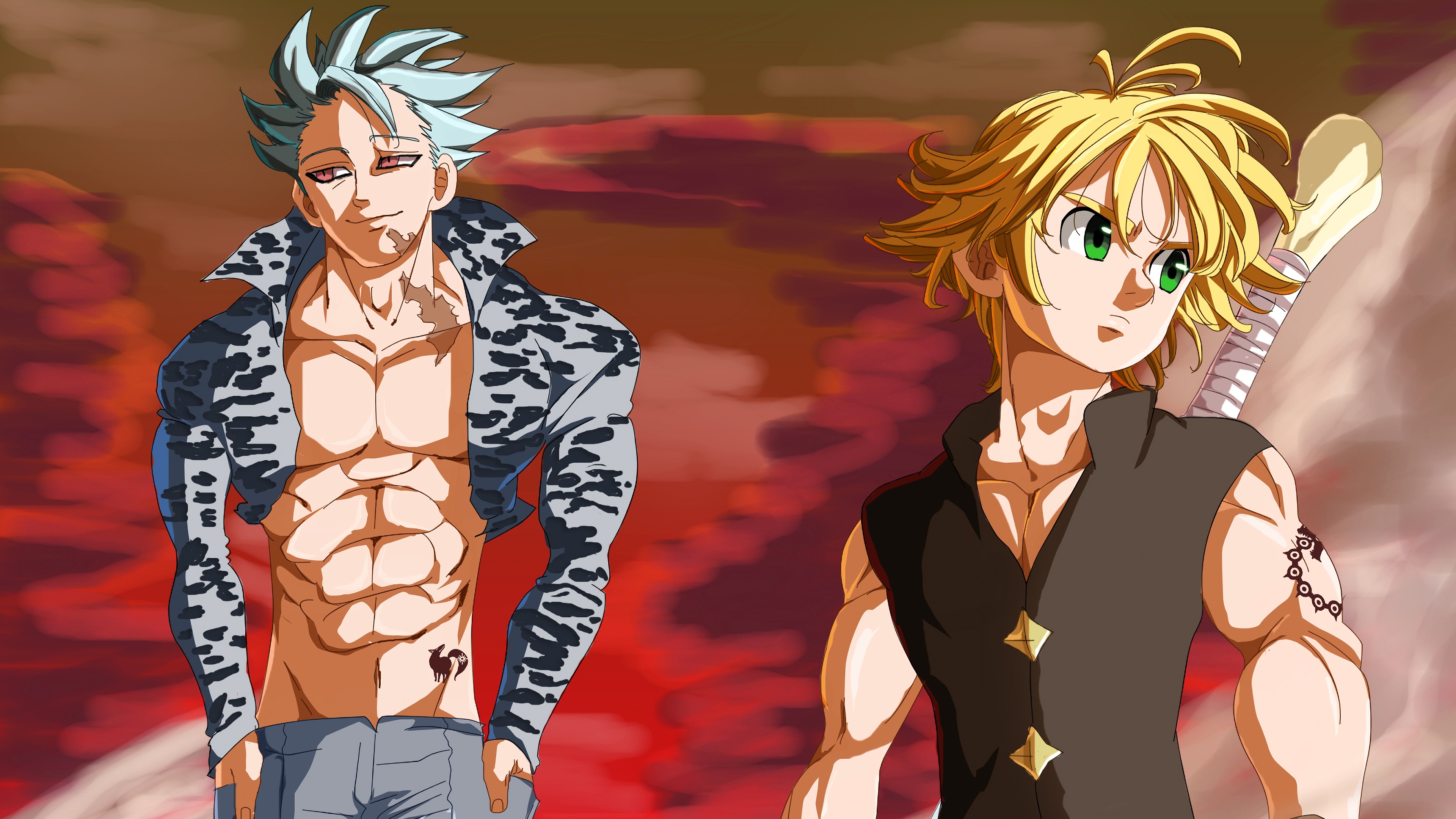 Ban The Seven Deadly Sins Meliodas The Seven Deadly Sins 3840x2160