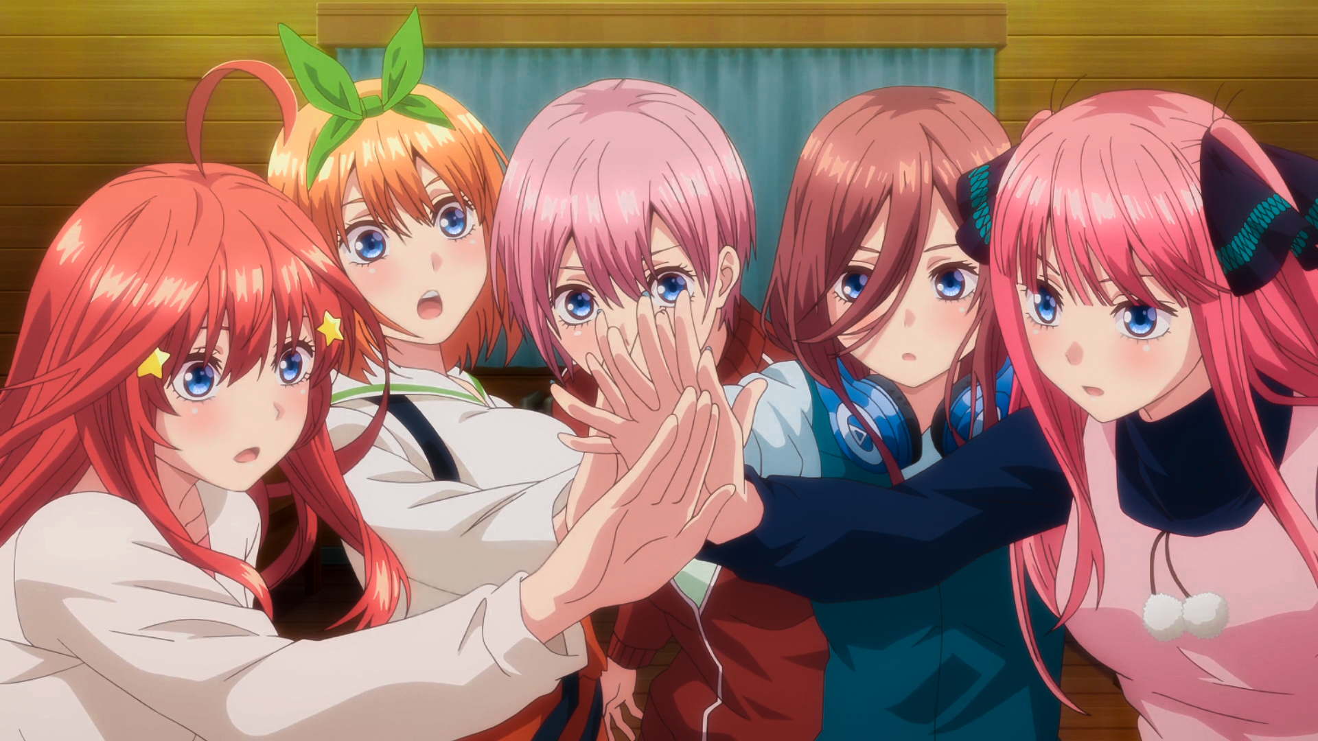 Go Toubun No Hanayome Ichika Nakano Itsuki Nakano Miku Nakano Nino Nakano Yotsuba Nakano 1920x1080