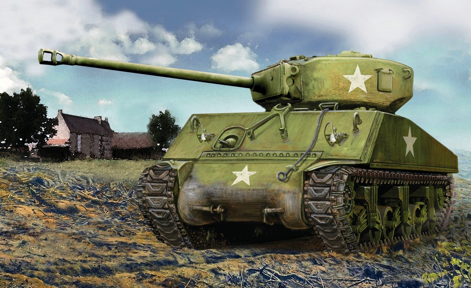 M4 Sherman Tank 2000x1226